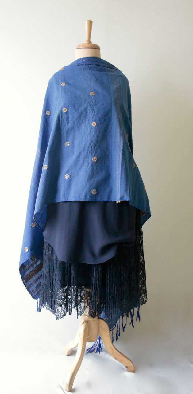Natural Dyed  Shawl / Dupatta in Handwoven Cotton