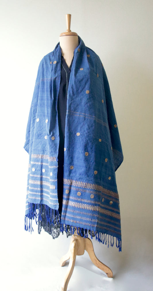 Natural Dyed  Shawl / Dupatta in Handwoven Cotton