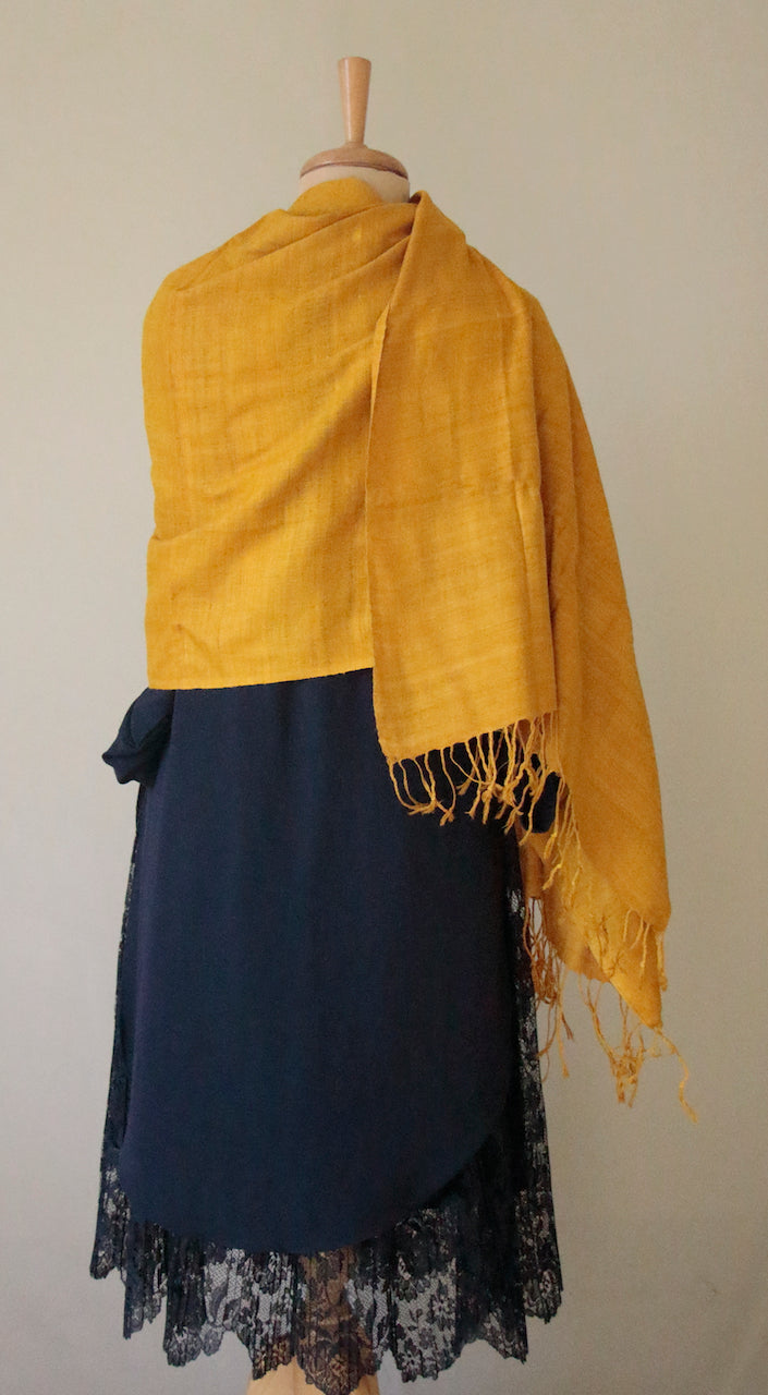 Natural Dyed Eri  Silk Handloom Stoles / Shawls  from Assam