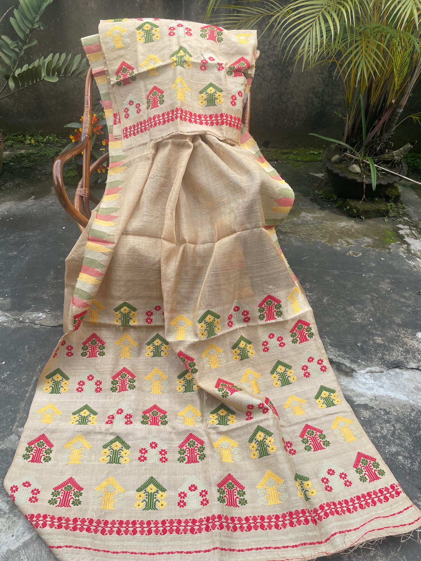 Authentic Muga Silk handloom Saree from Assam
