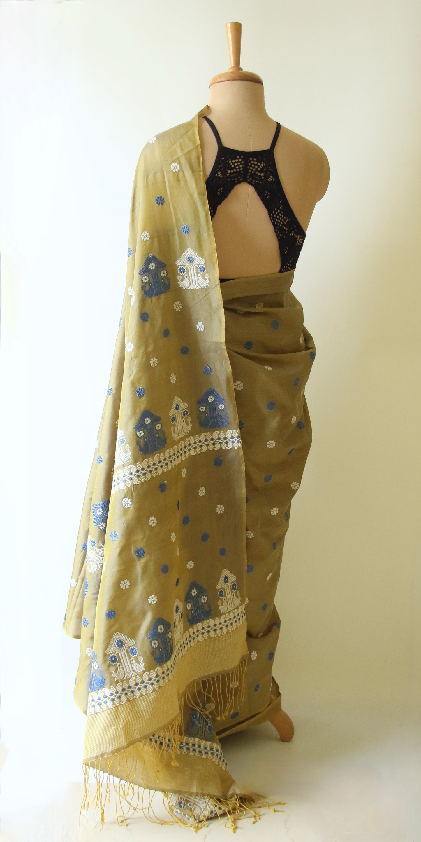Handloom Modal by Silk Saree from Assam