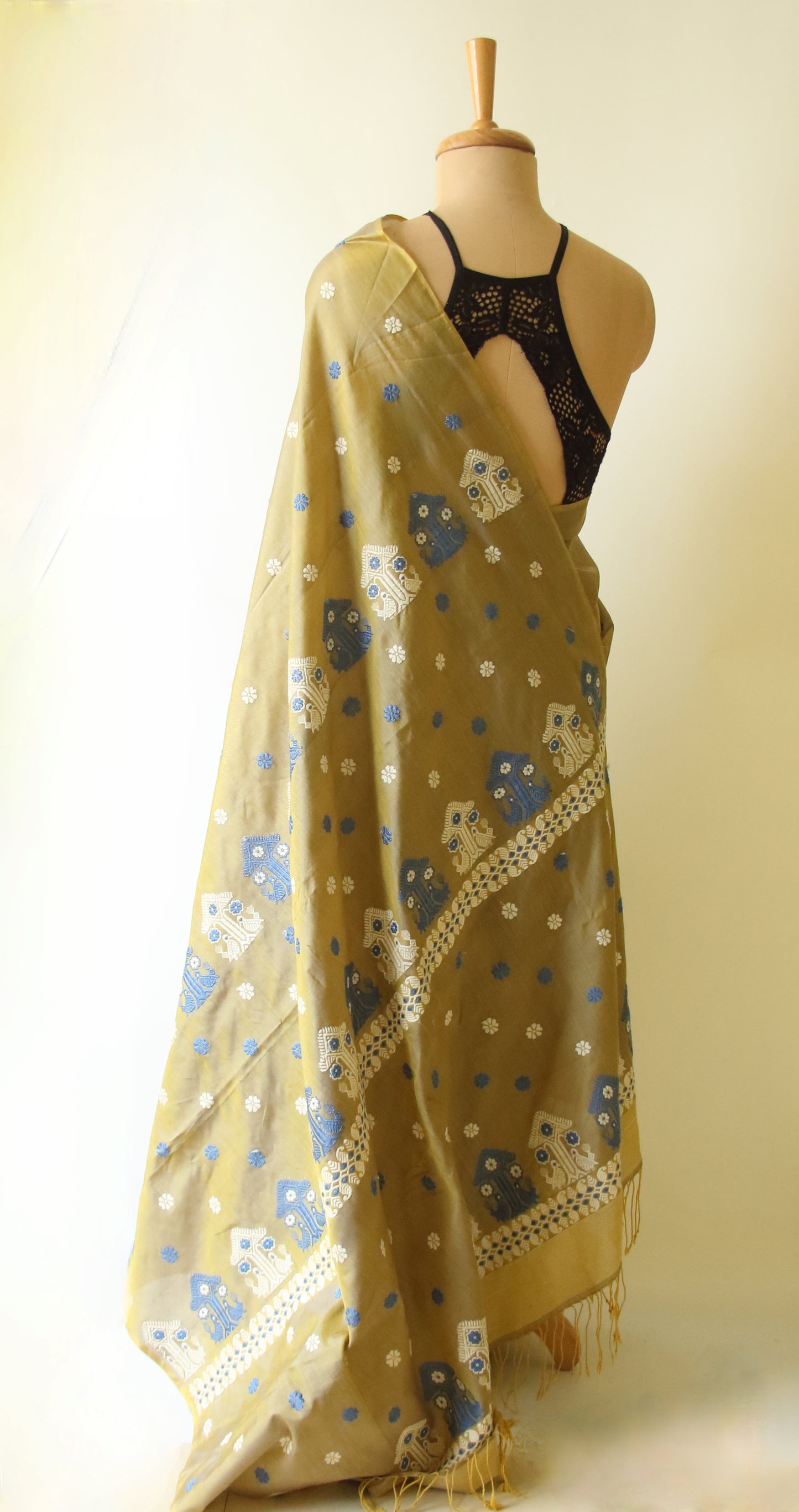 Handloom Modal by Silk Saree from Assam