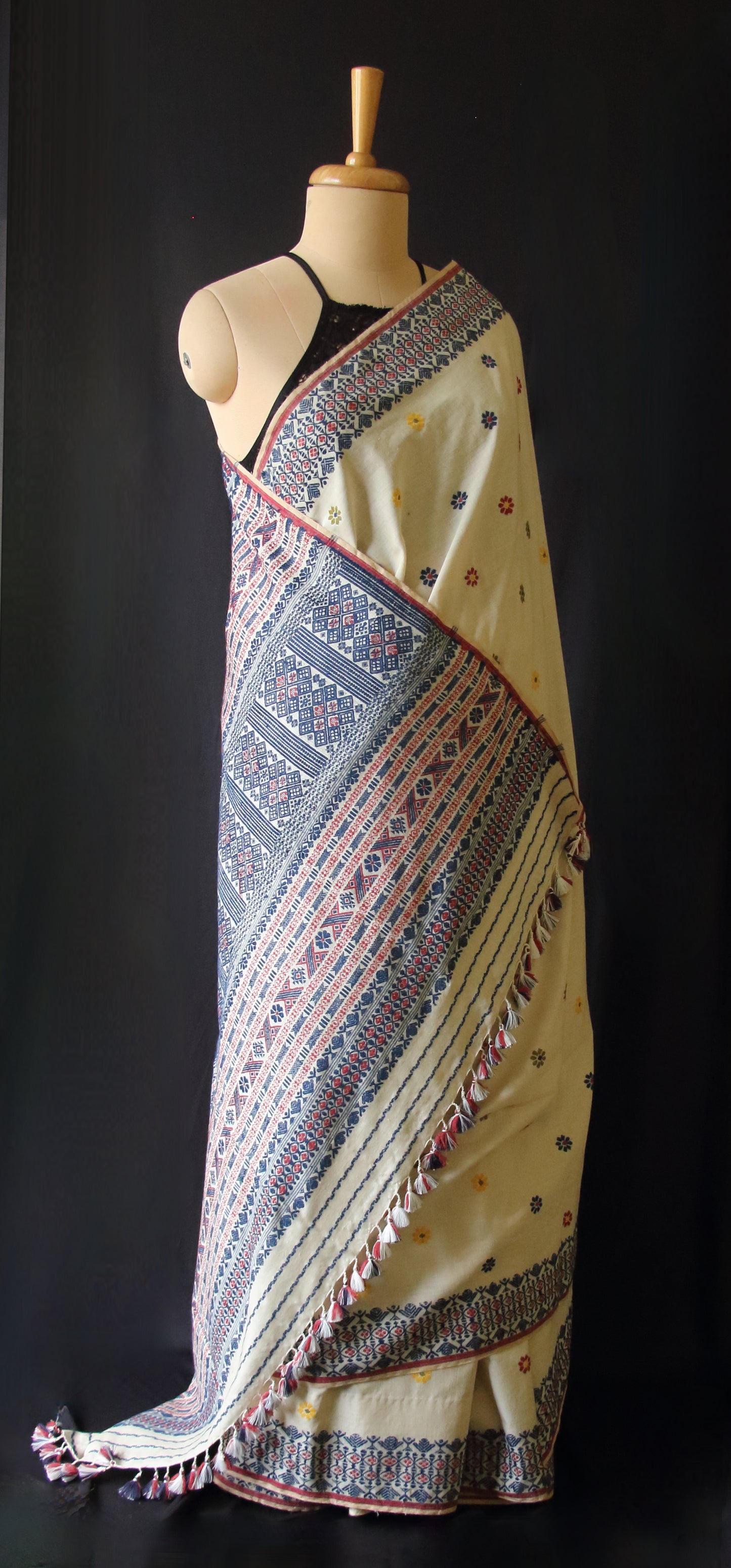 Natural Soft Brown Eri Silk Handloom Saree from Assam