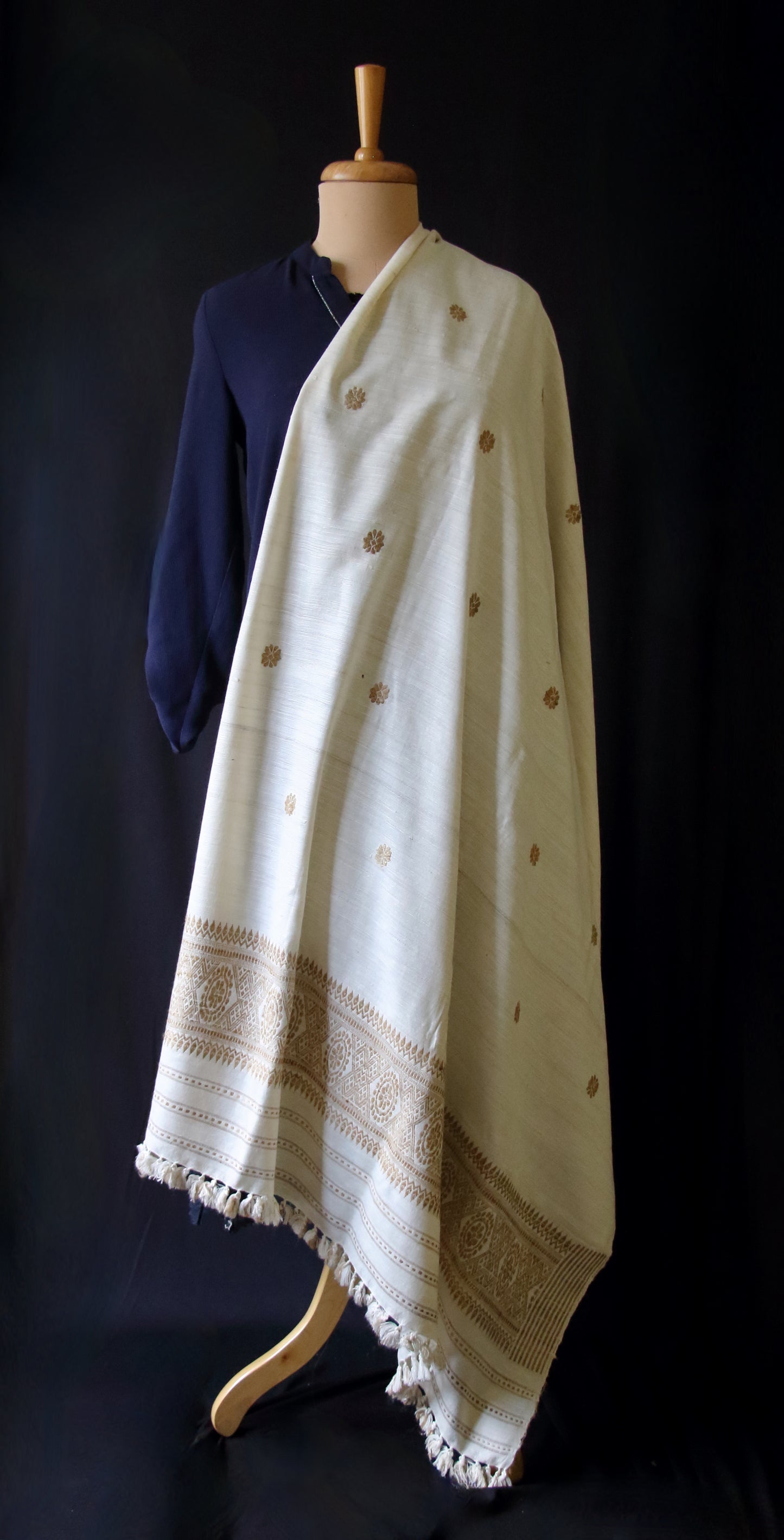 Handloom Eri Silk Shawl from Assam