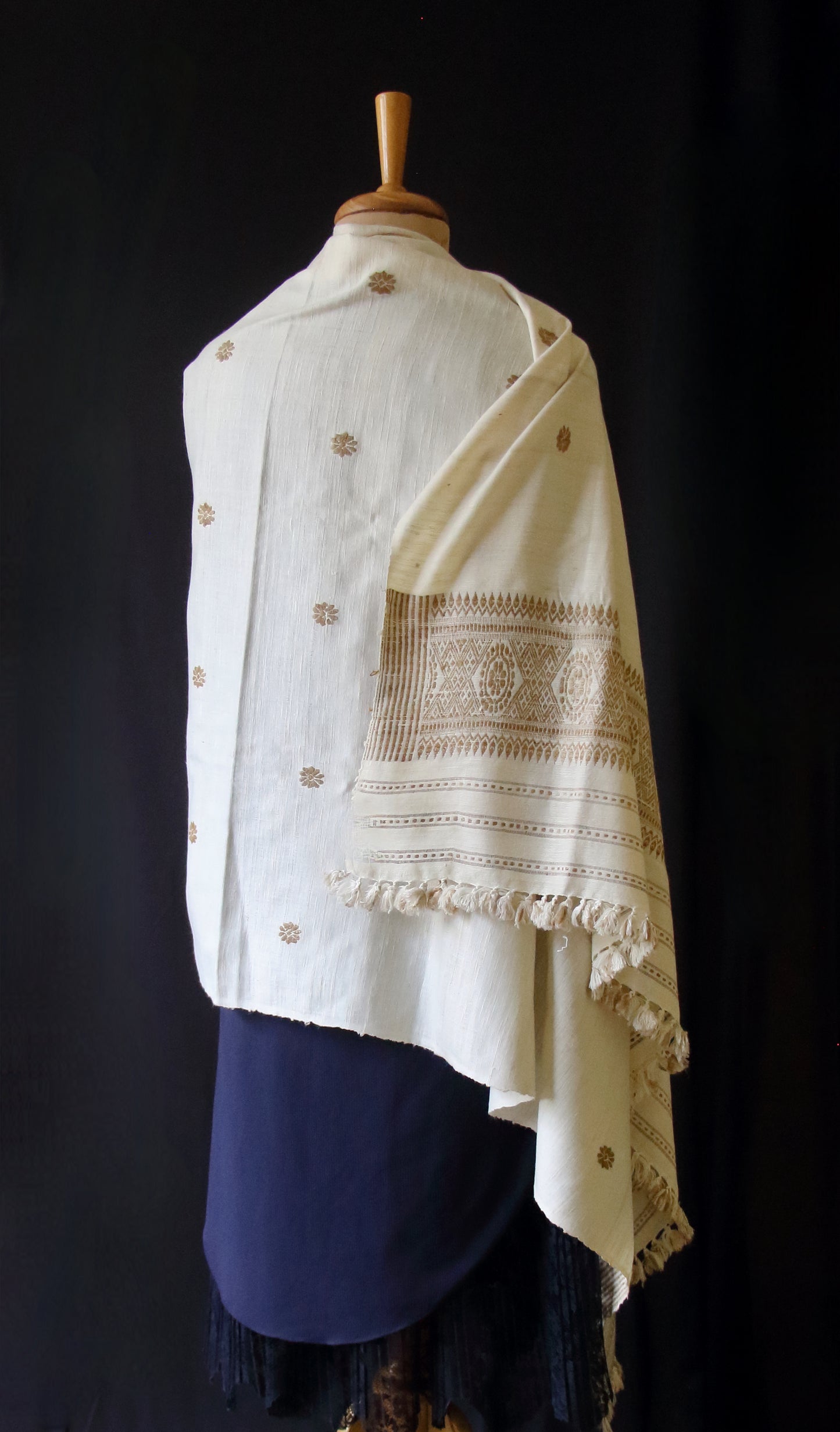 Handloom Eri Silk Shawl from Assam