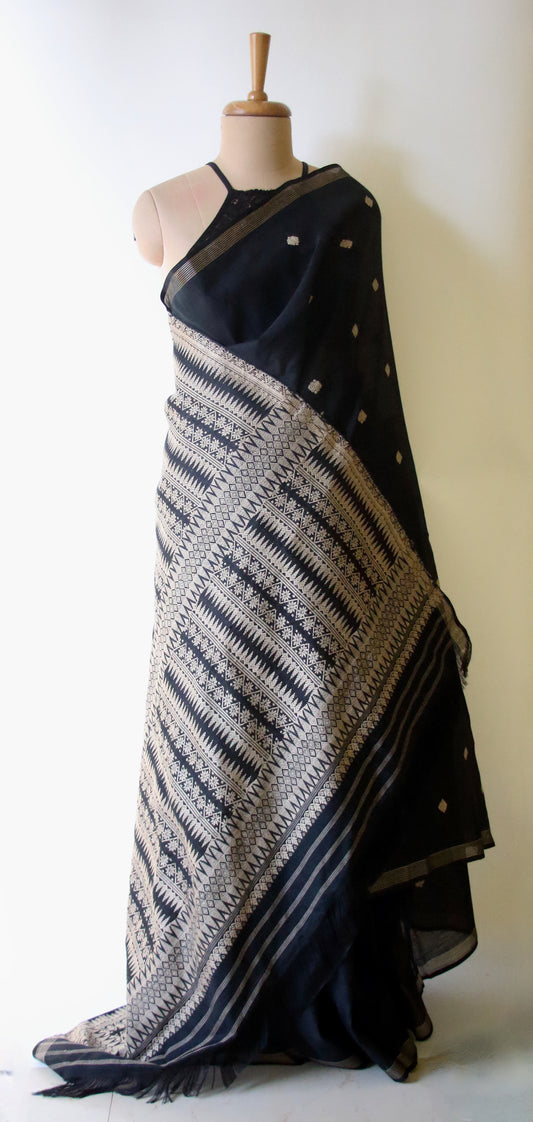 Handloom Cotton Silk Saree from Assam