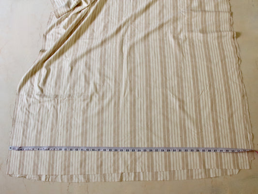 Handloom Eri Silk Stripe Fabric by the Yard - 42"