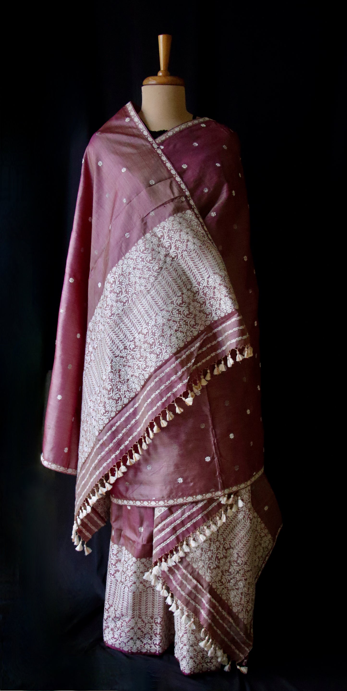Handloom Traditional Silk  Mekhela Chador Set