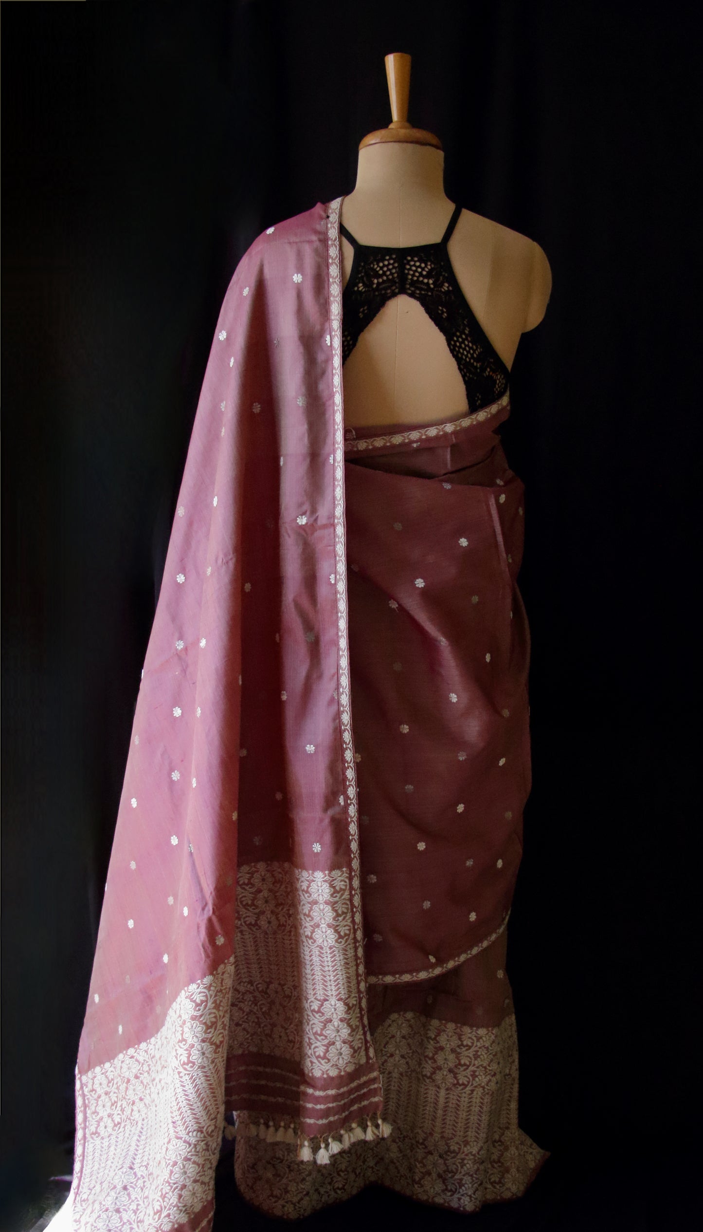 Handloom Traditional Silk  Mekhela Chador Set