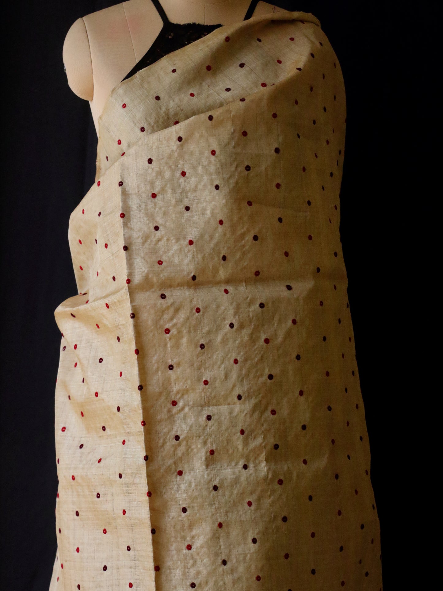 Authentic Muga Silk Traditional Mekhela Chador Set