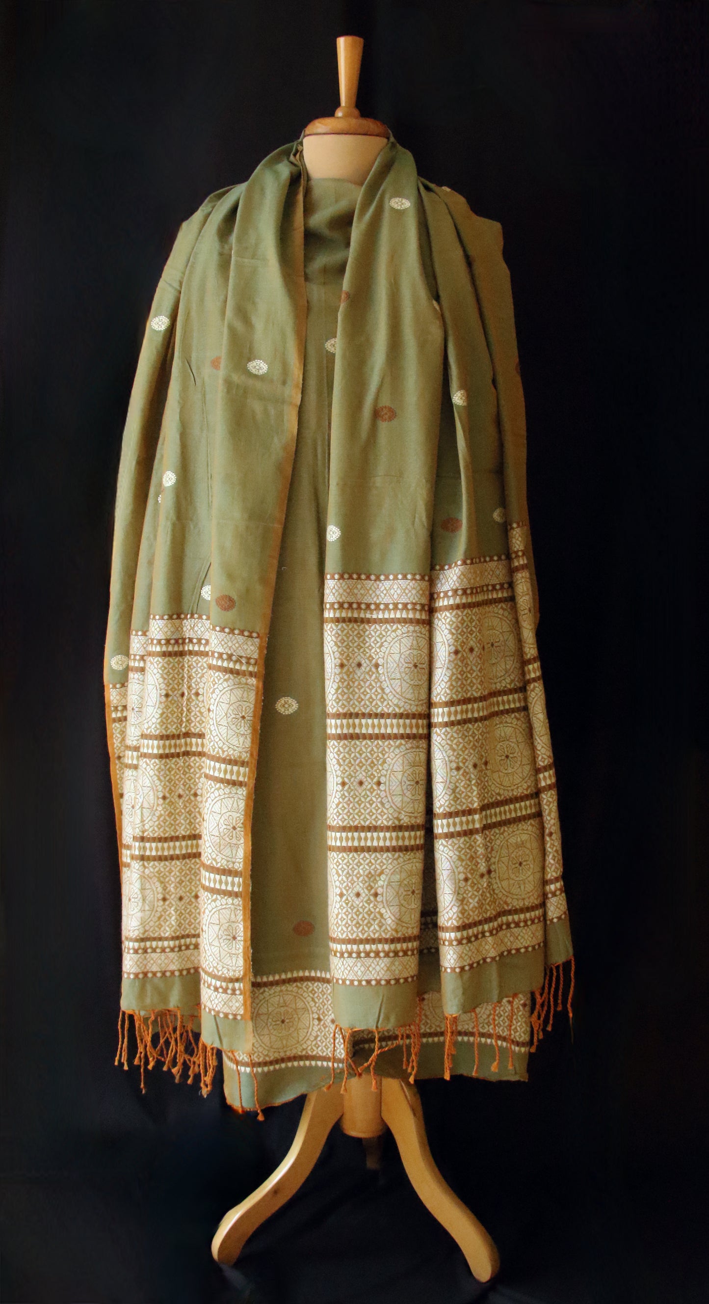 Assam Design Handloom Cotton Kurta Sets