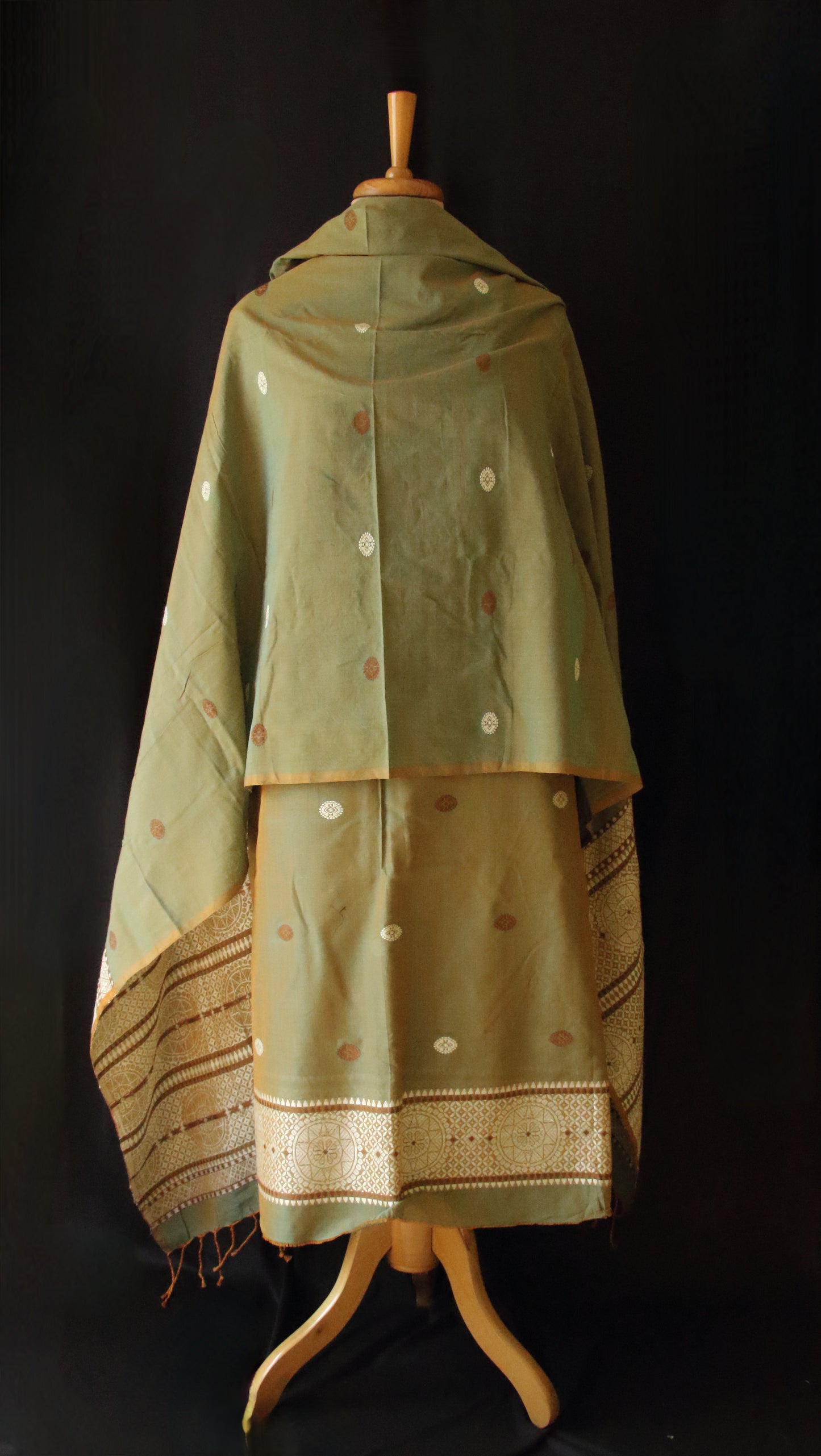 Assam Design Handloom Cotton Kurta Sets