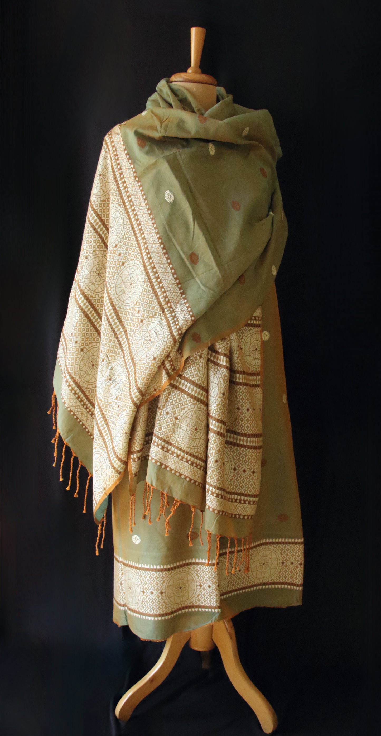 Assam Design Handloom Cotton Kurta Sets