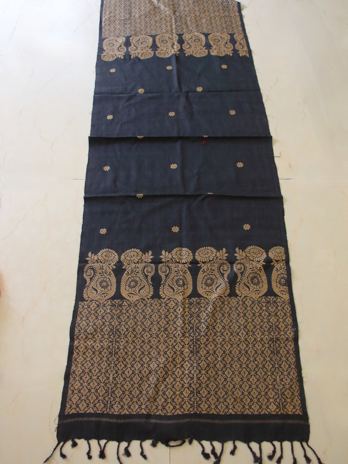 Eri Silk Handwoven Scarf from Assam