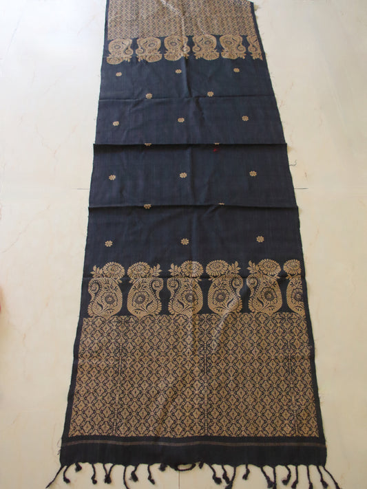 Eri Silk Handwoven Scarf from Assam