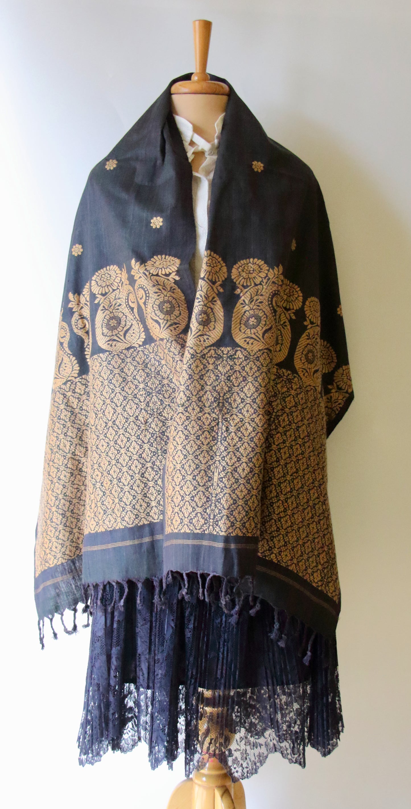 Eri Silk Handwoven Scarf from Assam
