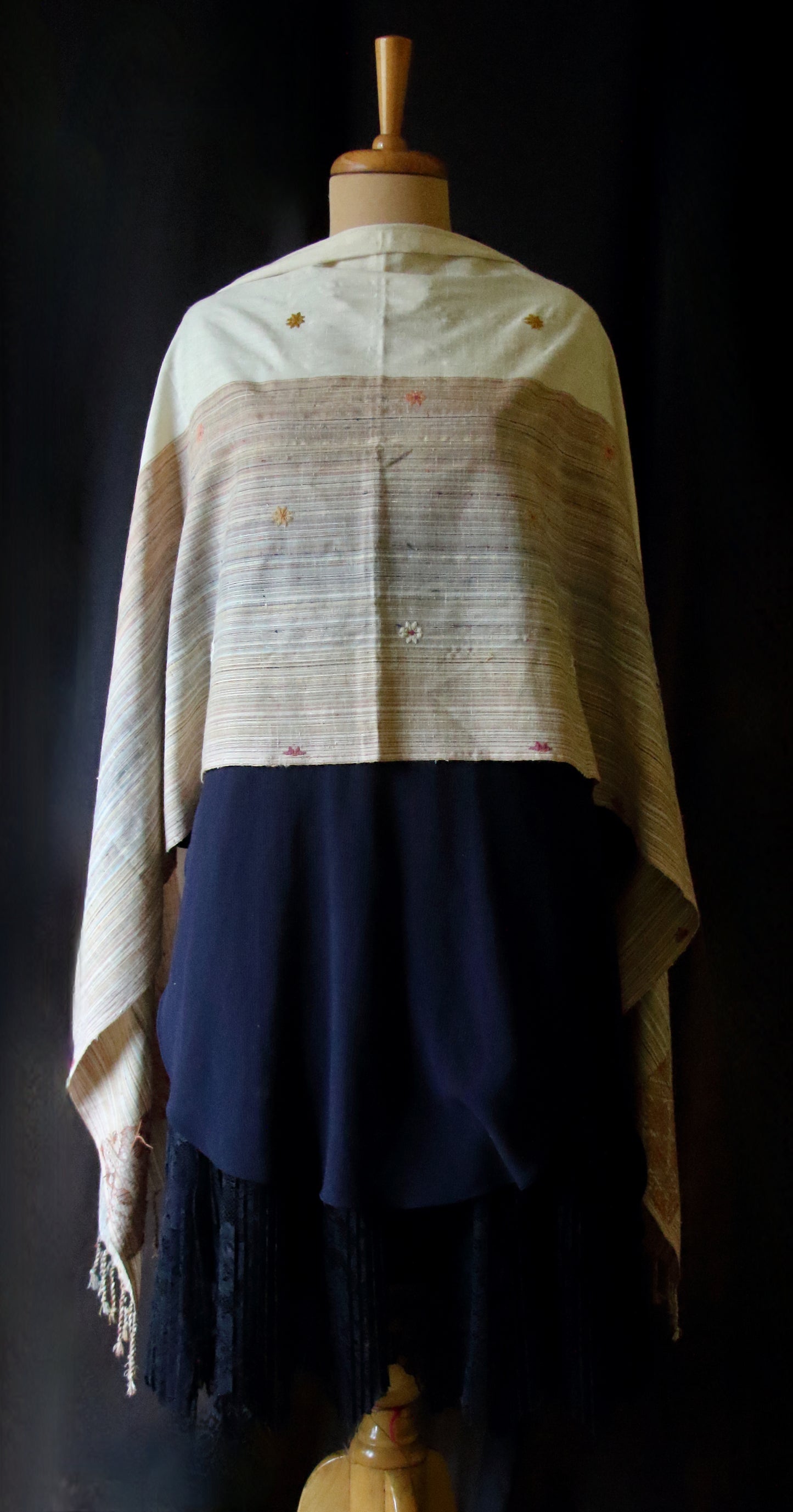 Natural Dyed Eri Silk Handwoven Scarf from Assam