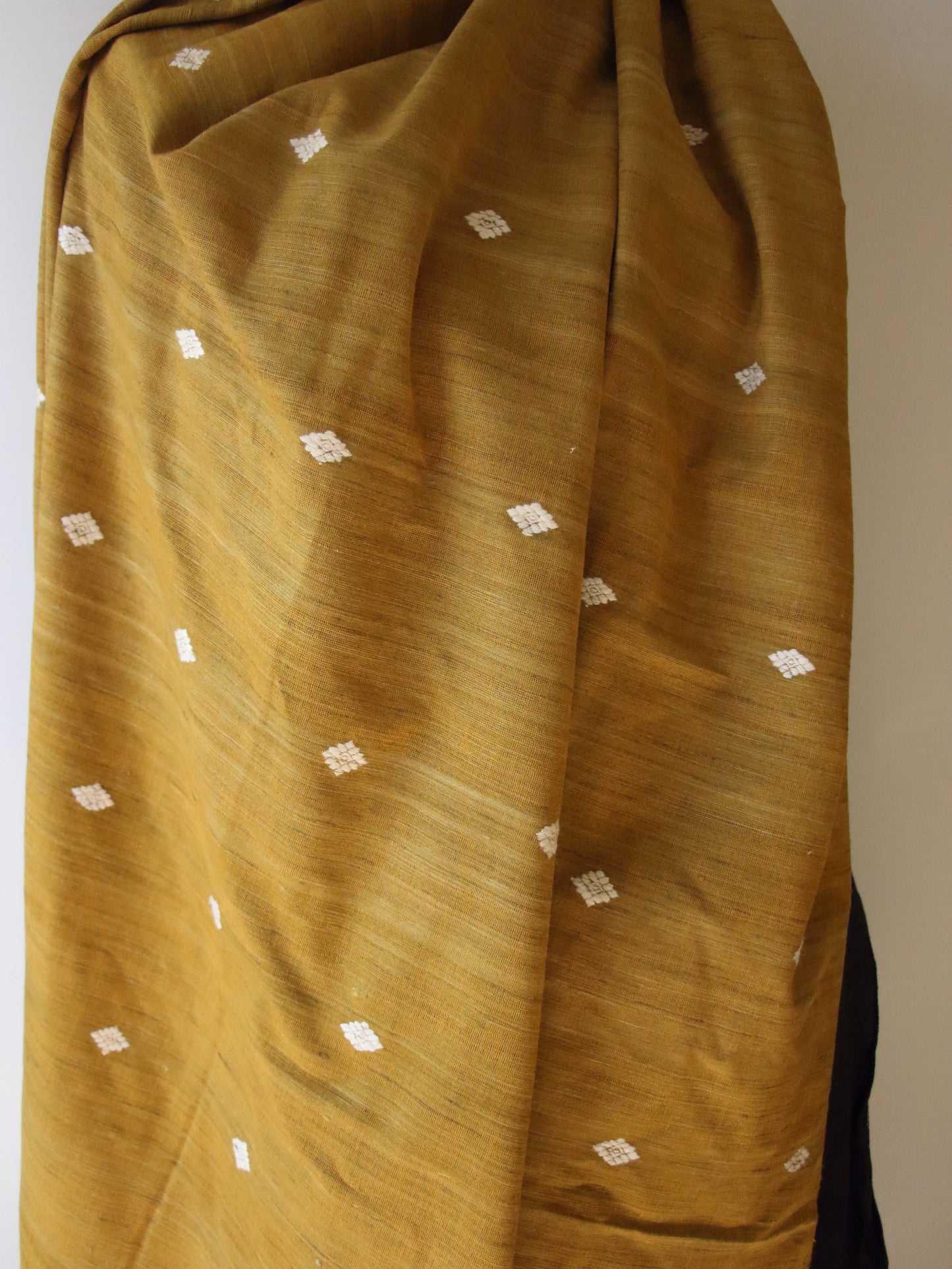 Handwoven Natural Dyed Cotton Eri Silk Shawl from Assam (Copy)