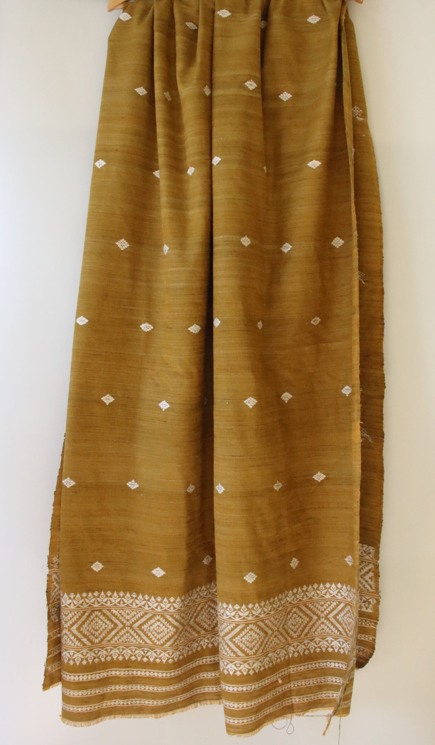 Handwoven Natural Dyed Cotton Eri Silk Shawl from Assam (Copy)