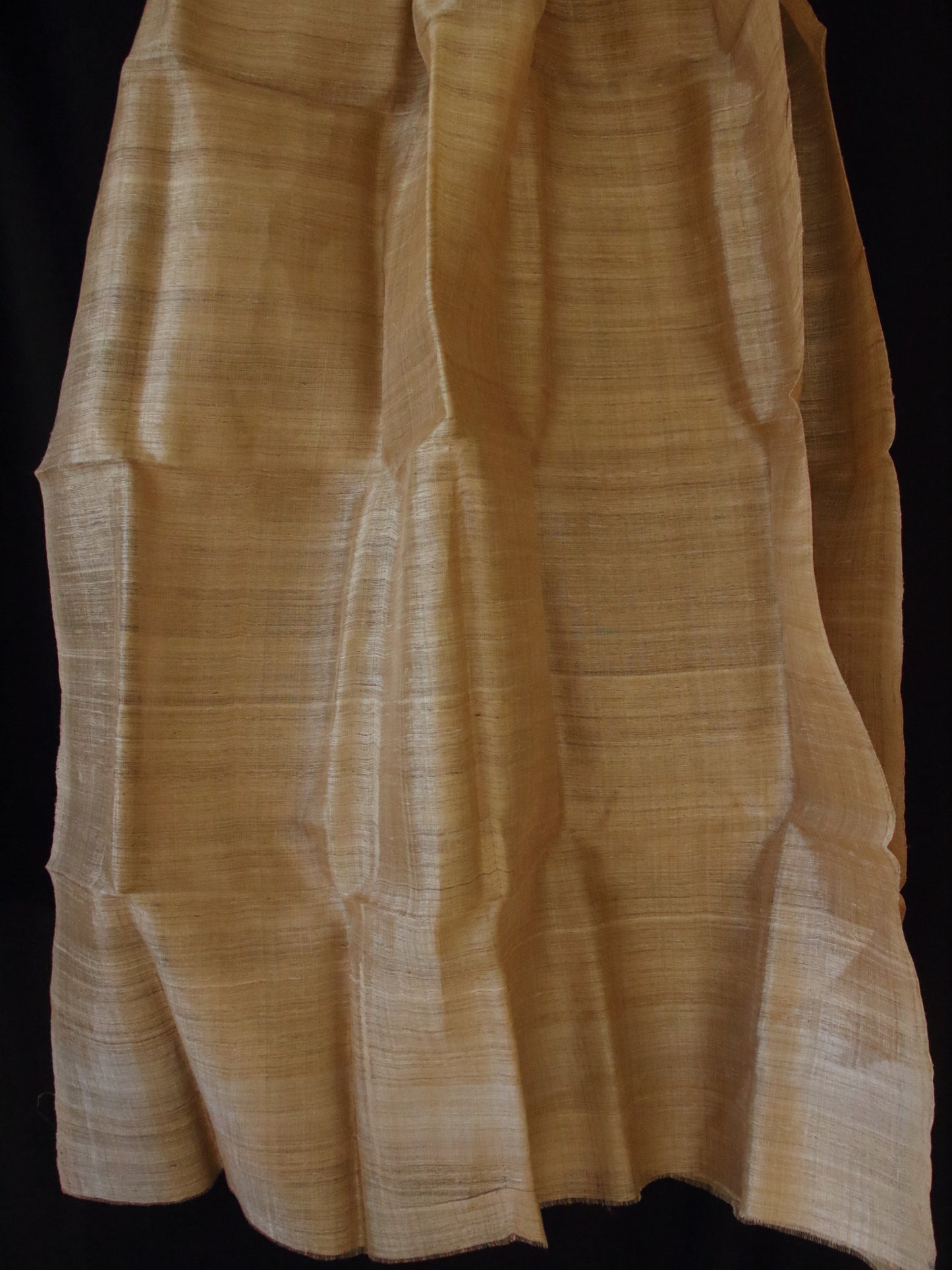 Hundred Percent Muga Silk Fabric - 2 .10 Meter