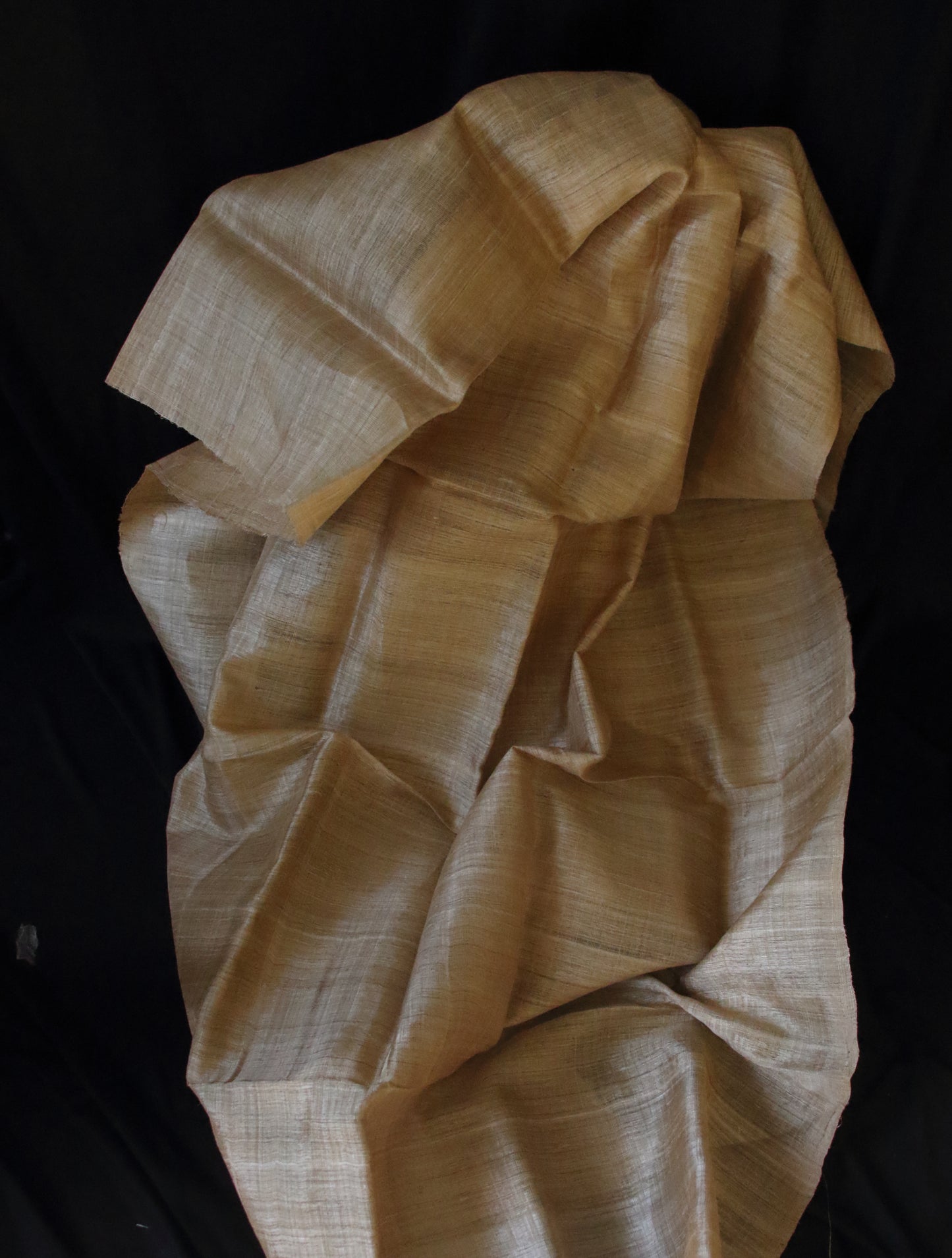 Hundred Percent Muga Silk Fabric - 2 .10 Meter