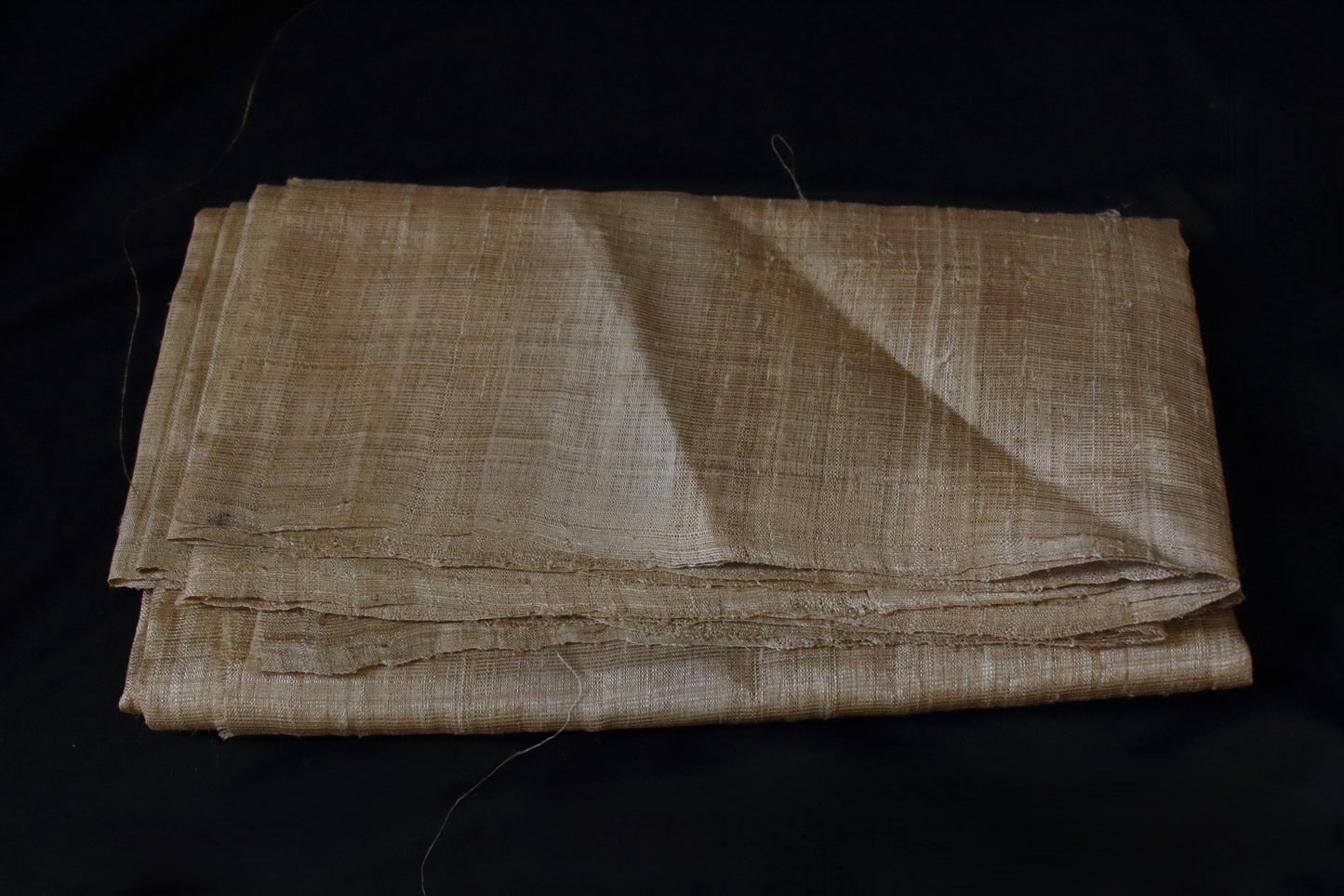 Hundred Percent Muga Silk Fabric - 2 .10 Meter