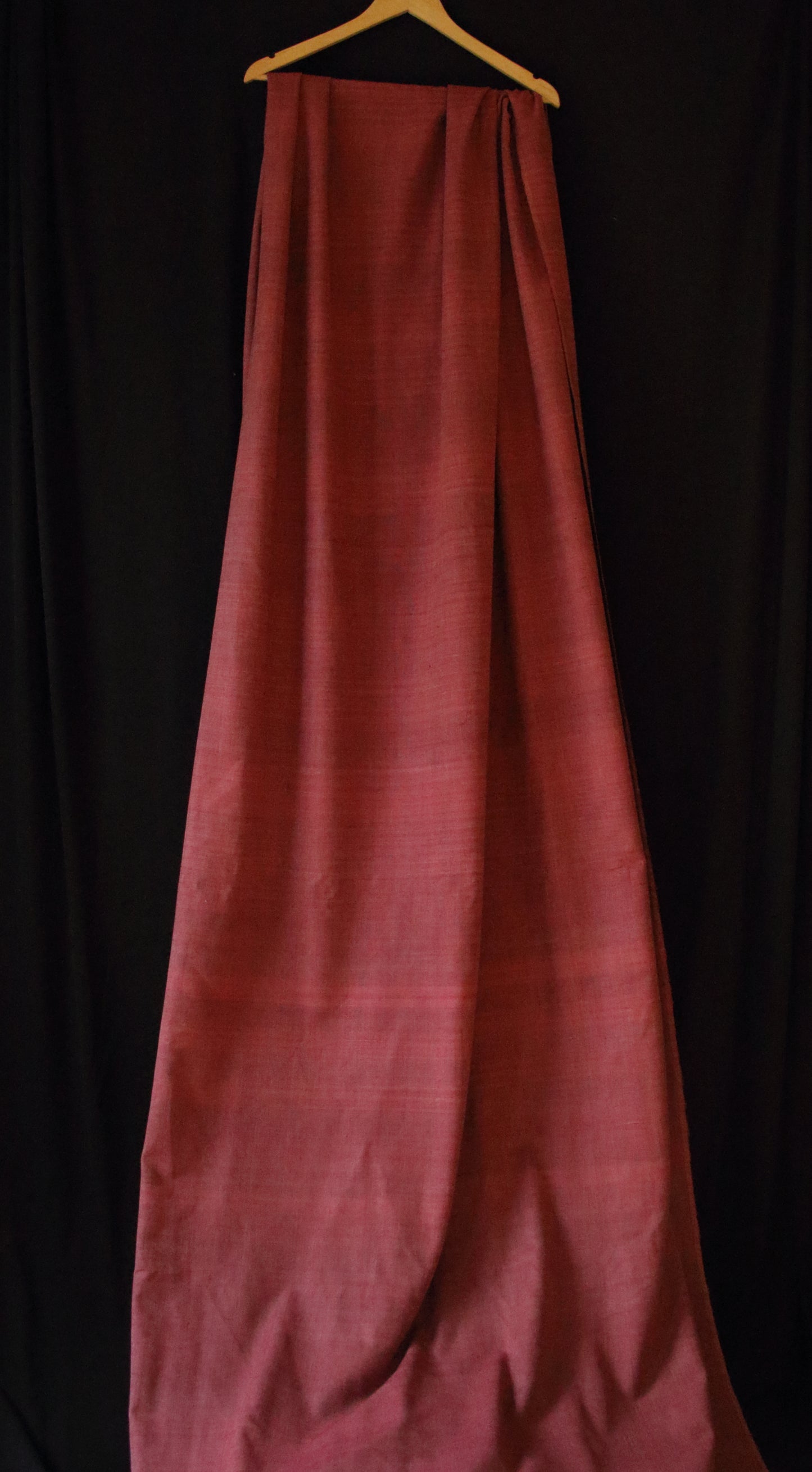 Natural dyed  Handwoven Cotton by  Eri Silk Fabric - 45" Width