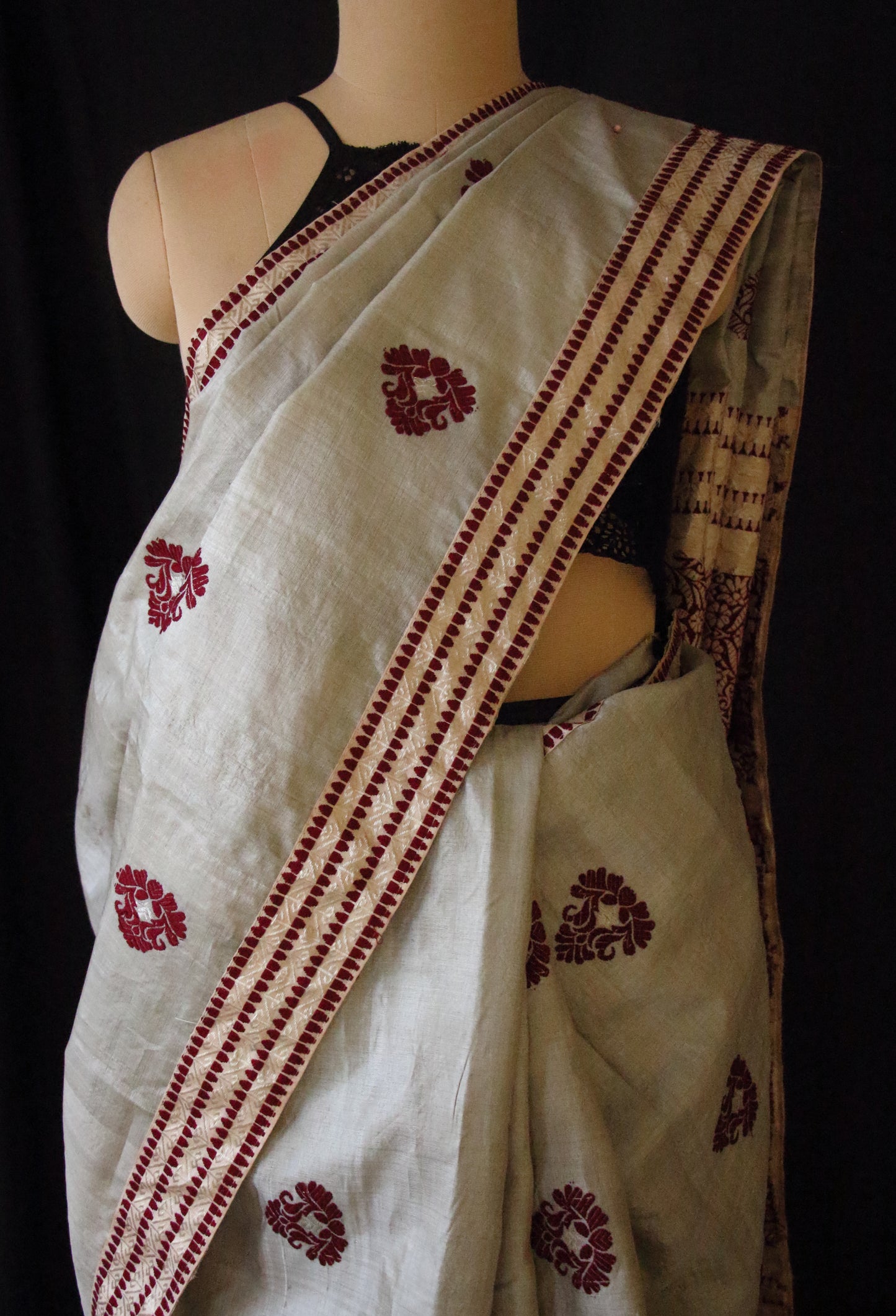 Handloom Tassar Silk Saree from Assam