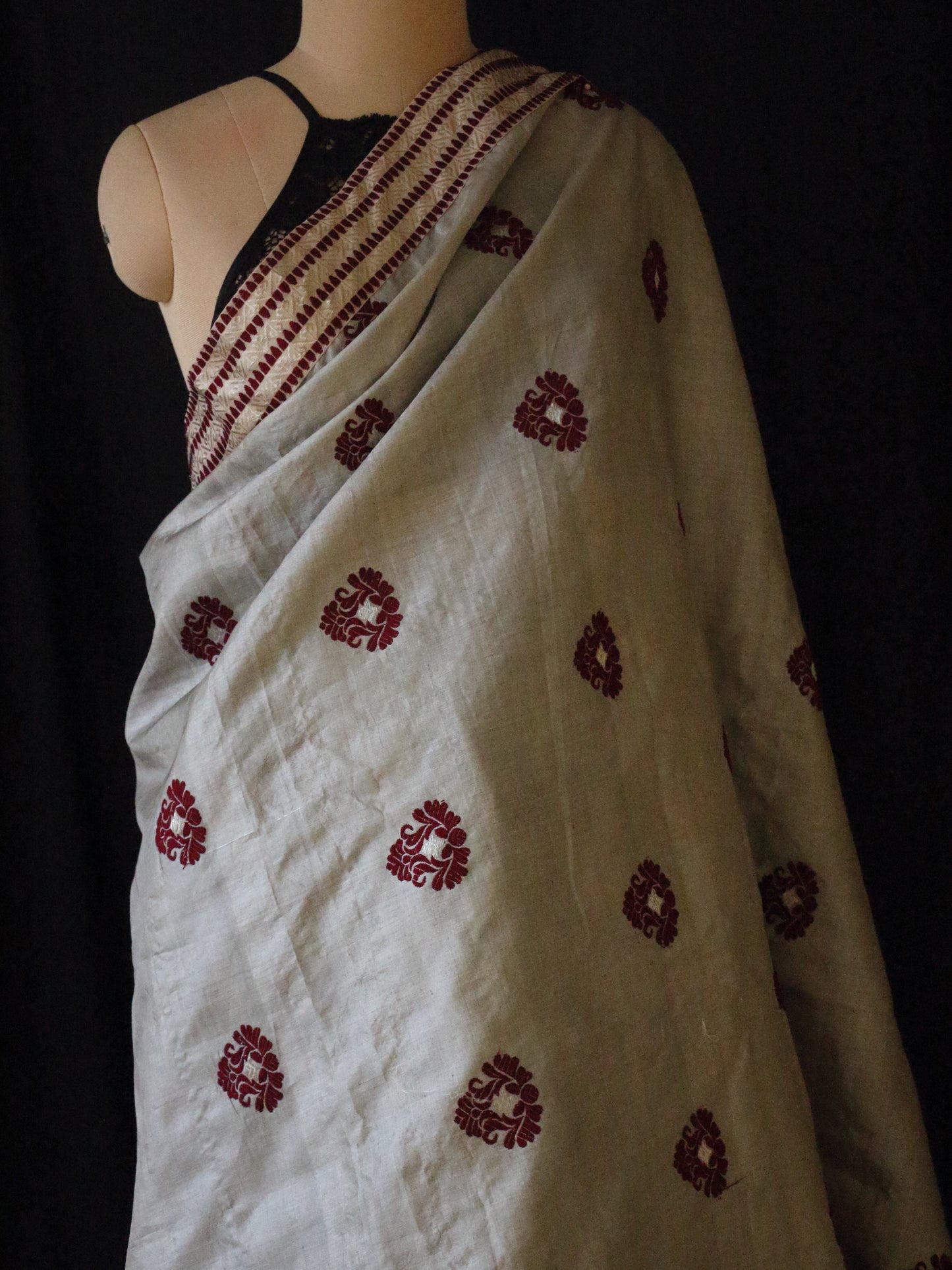 Handloom Tassar Silk Saree from Assam