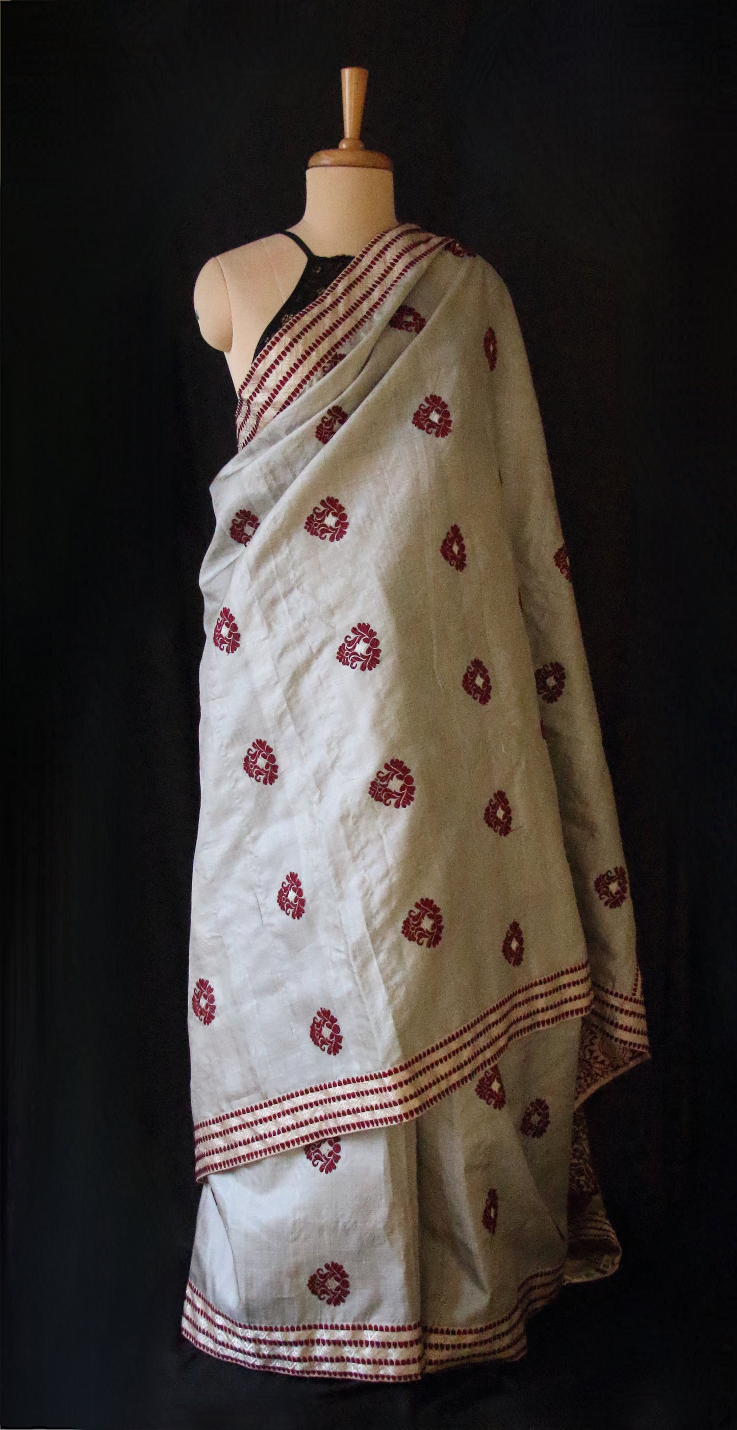 Handloom Tassar Silk Saree from Assam
