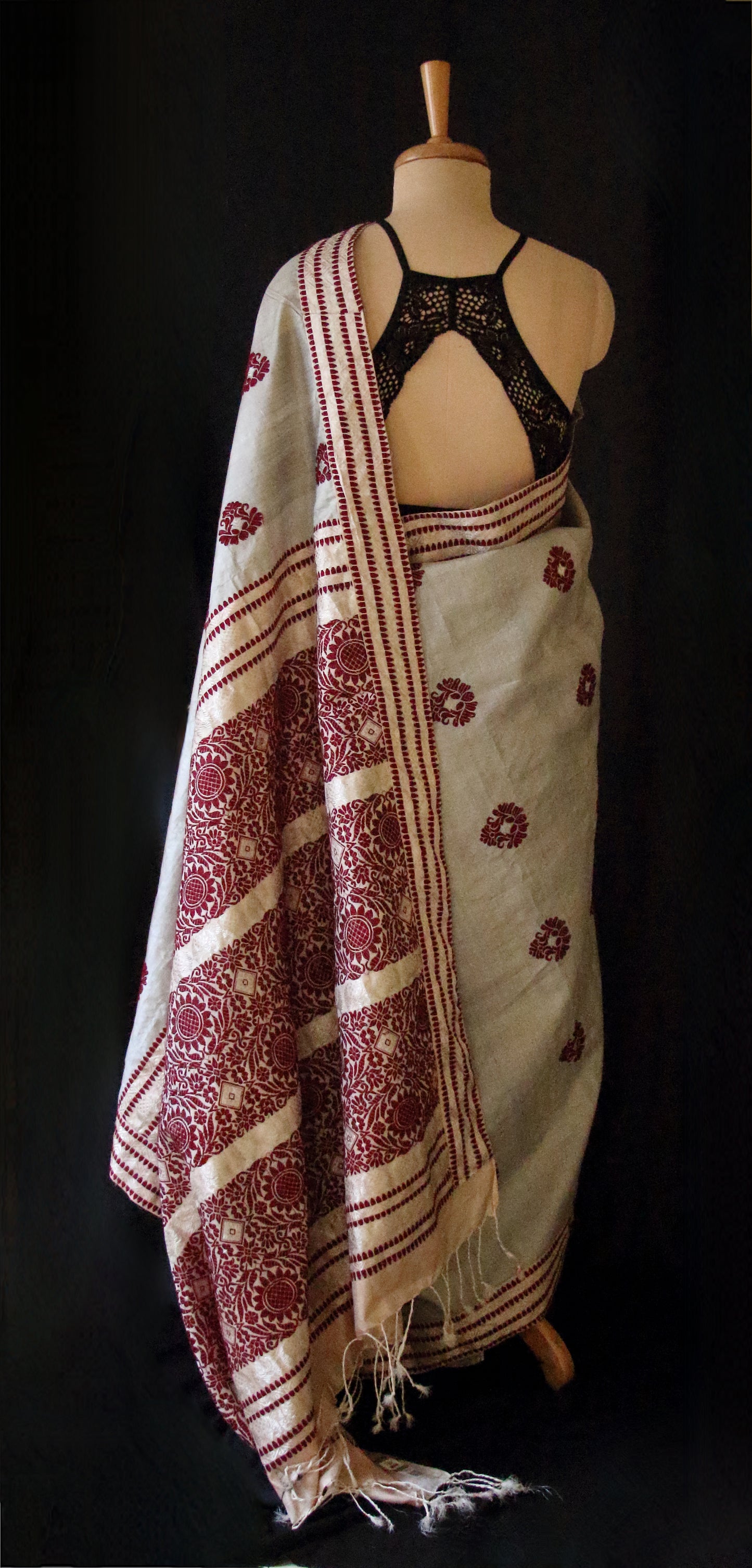Handloom Tassar Silk Saree from Assam