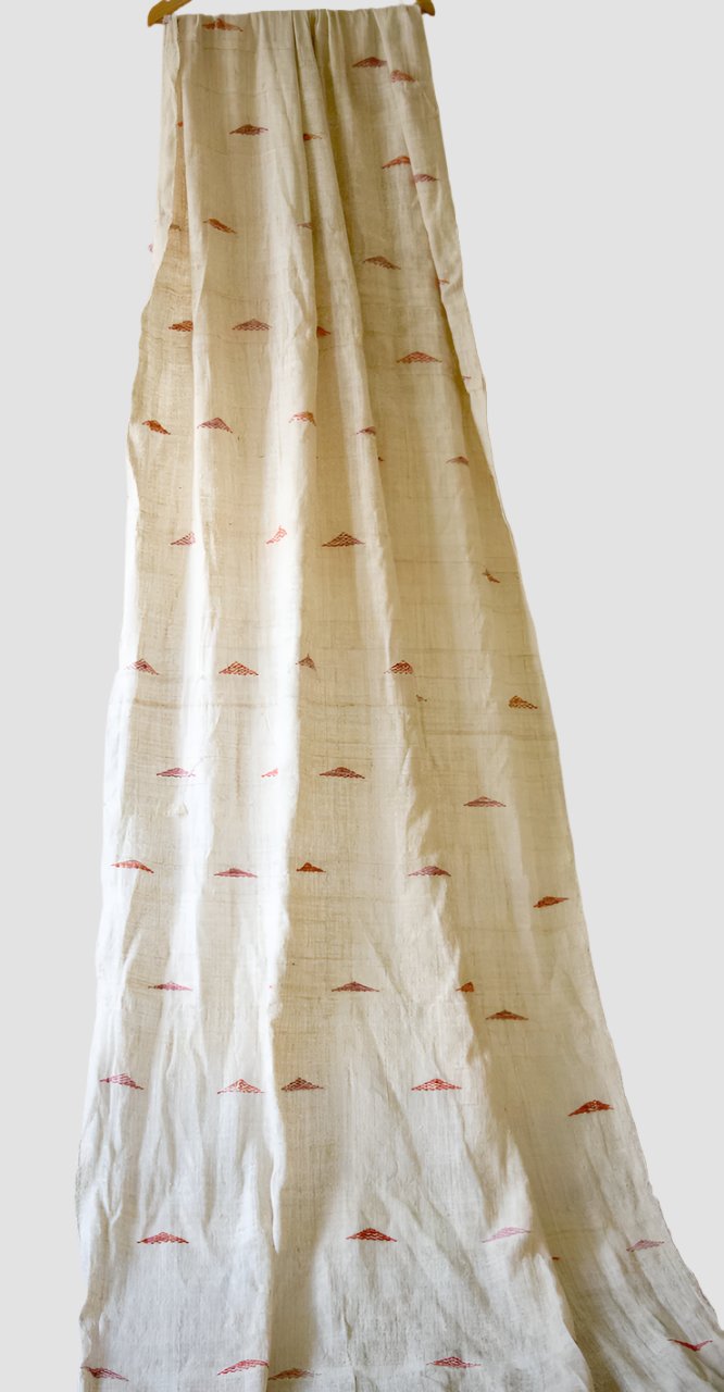 HandSpun / Handwoven  Eri Silk Fabric by yard from Assam