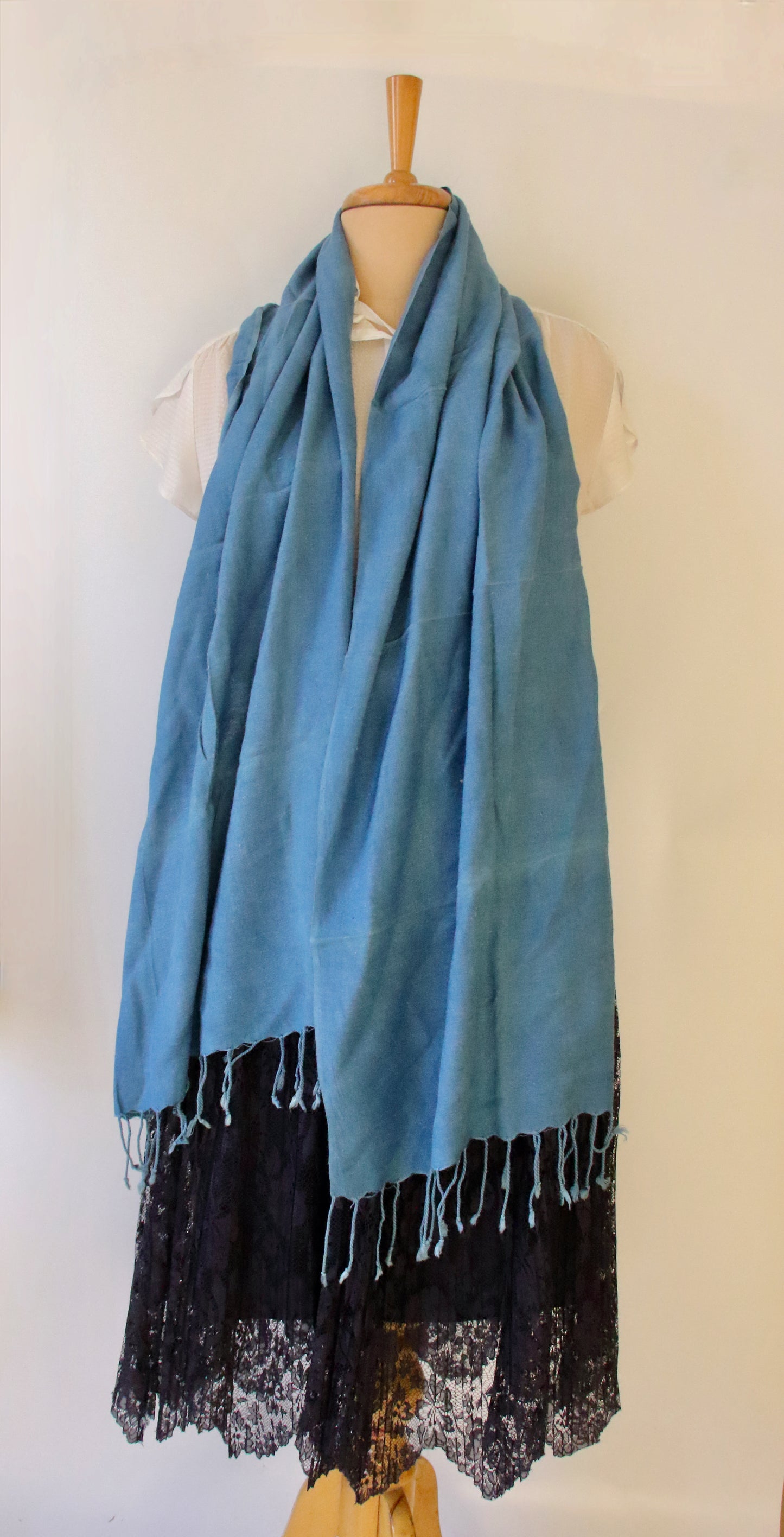 Eri Silk / Natural Dyed  Hand woven Muffler / Scarf from Assam