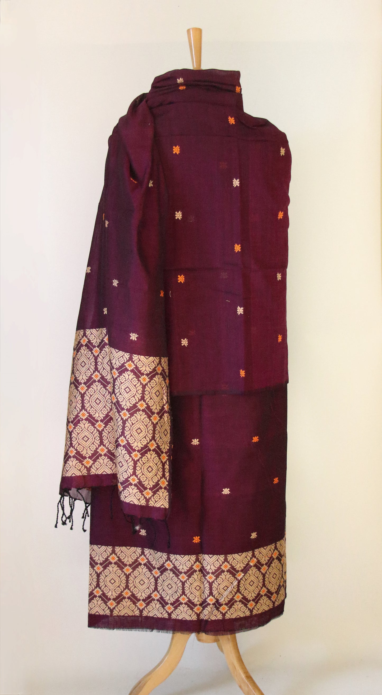 Unstitched Suit Set Cotton / Handloom product from Assam