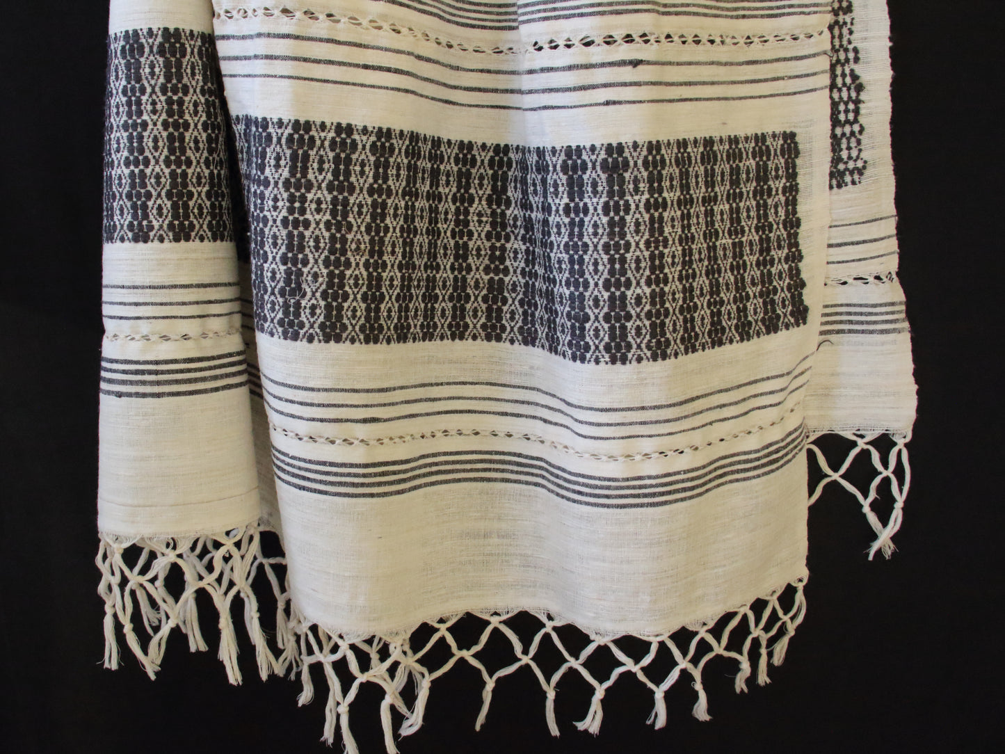 Natural Off White Handloom Eri Silk Shawl