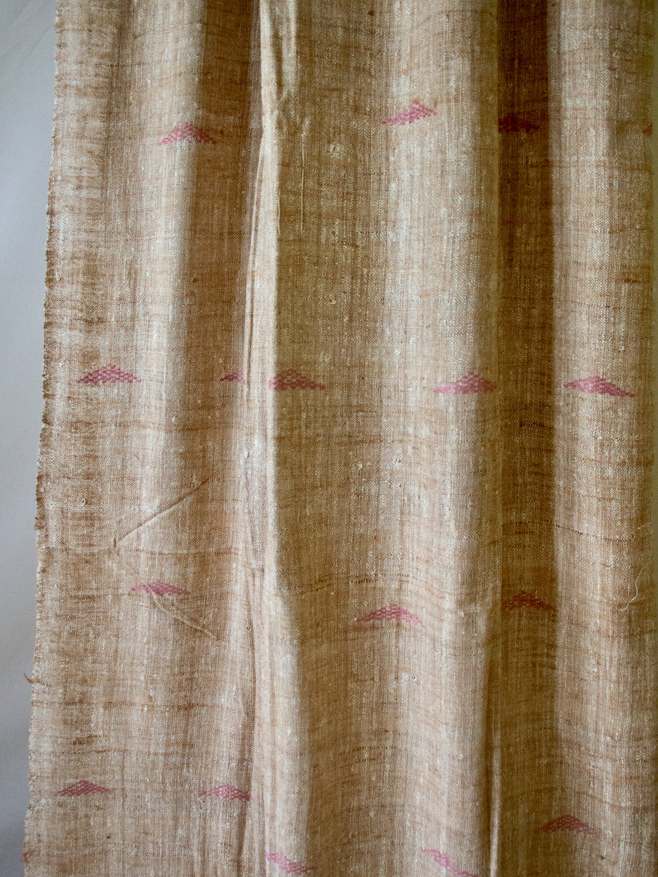 Natural Dyed HandSpun / Handwoven  Eri Silk Fabric by yard from Assam