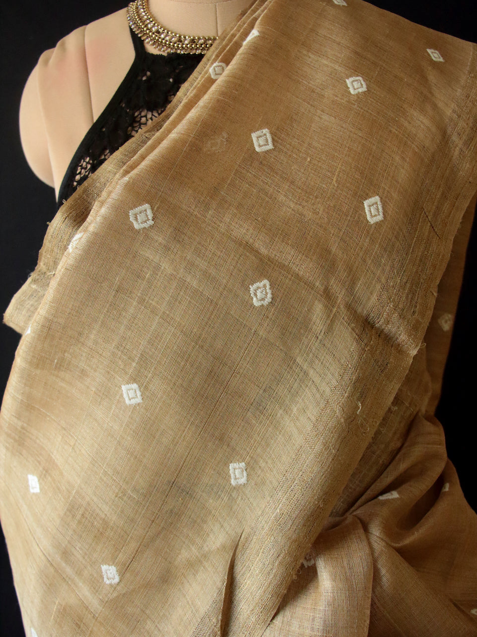 Muga Silk handloom Saree from Assam , India