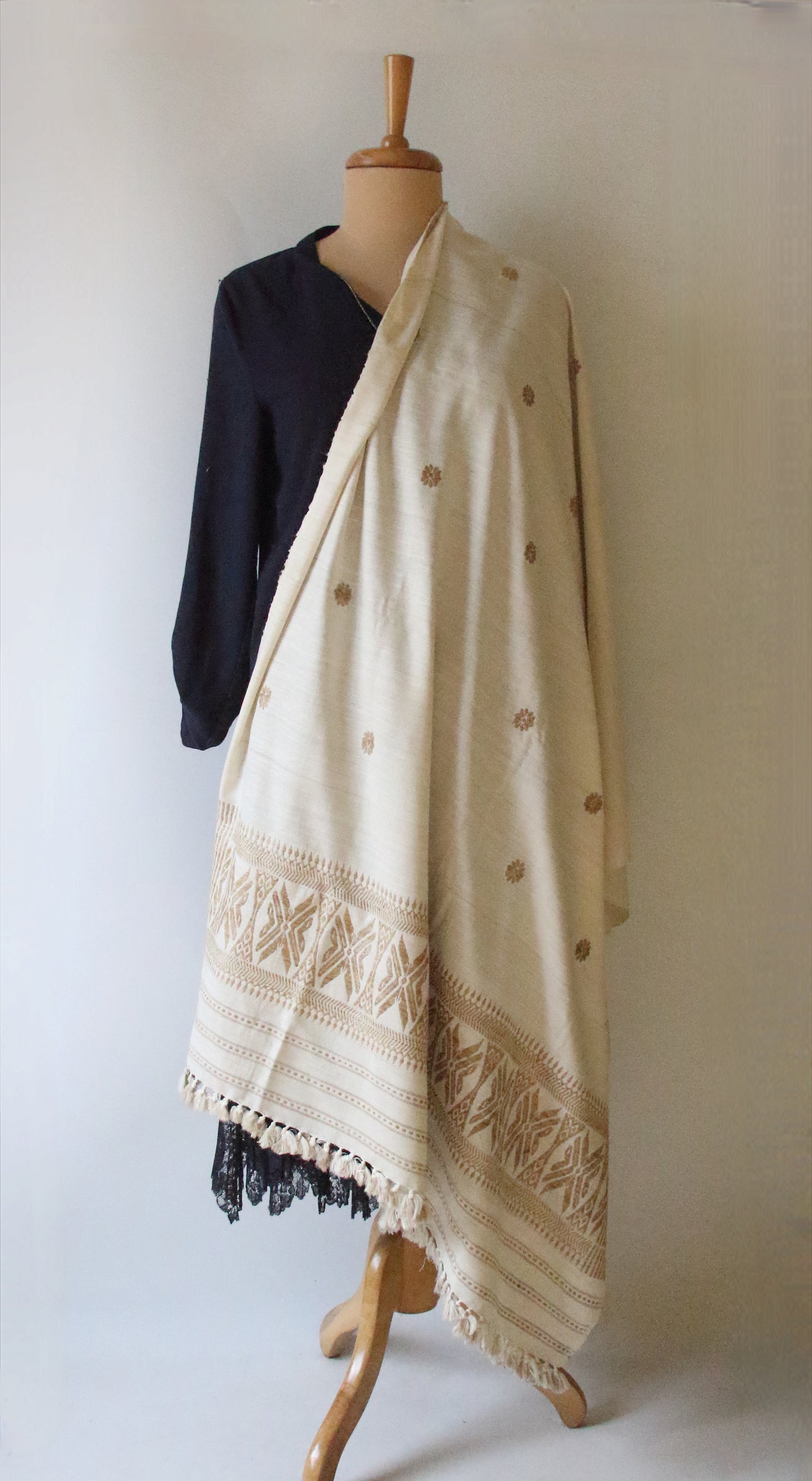 Handloom Eri Silk Shawl from Assam
