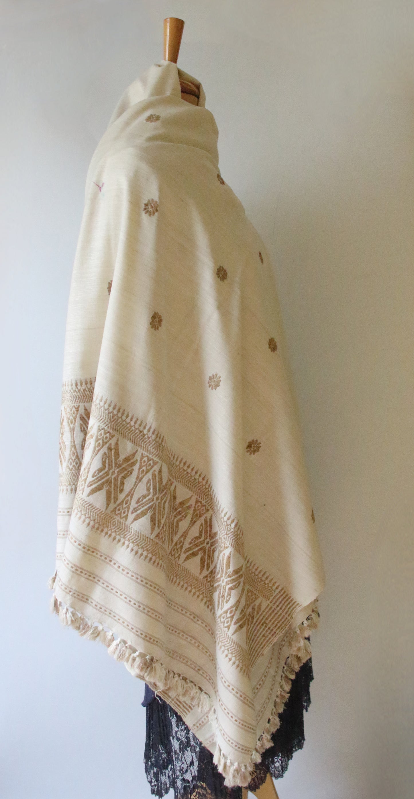 Handloom Eri Silk Shawl from Assam