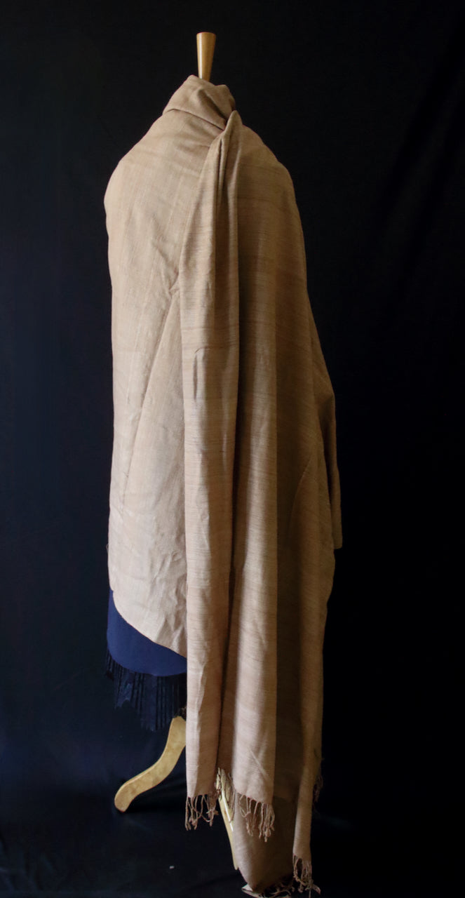 Handwoven Eri Silk / Oversized Silk Shawl from Assam