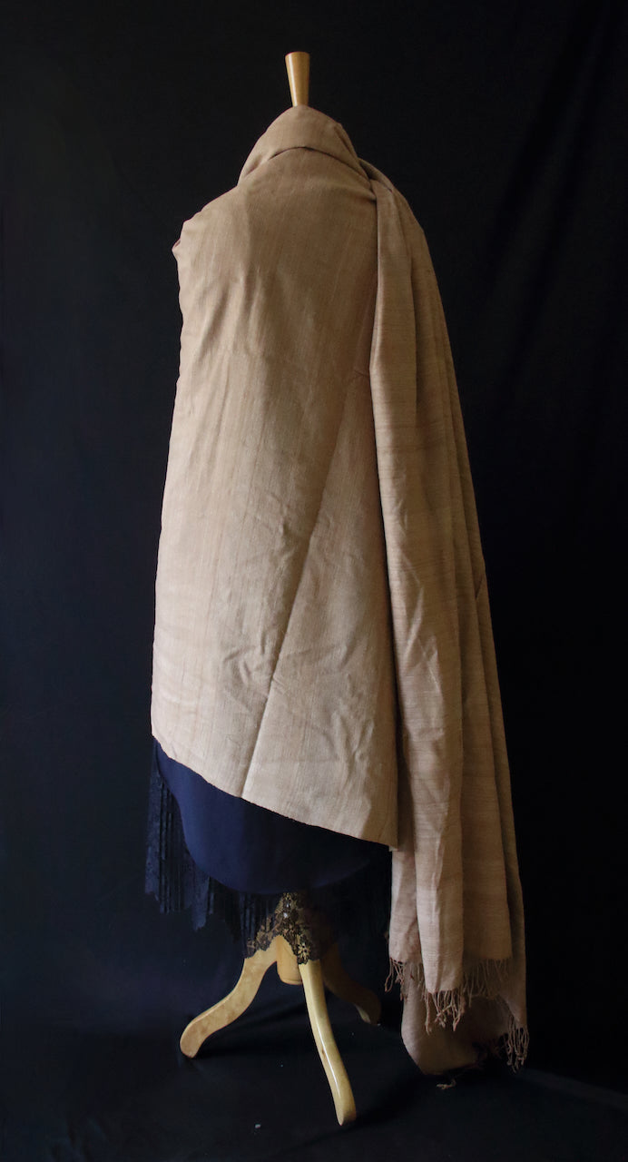 Handwoven Eri Silk / Oversized Silk Shawl from Assam