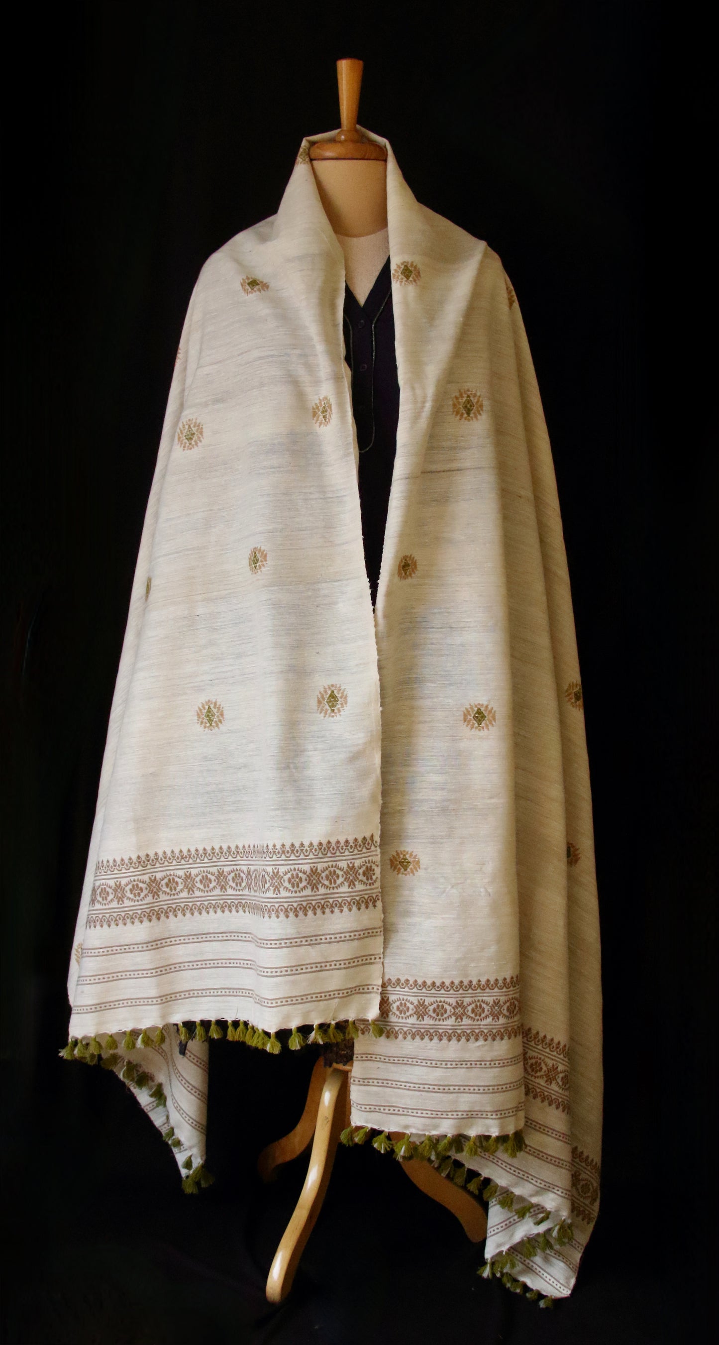 Handloom Hand Spun  Eri Silk Shawl from Assam