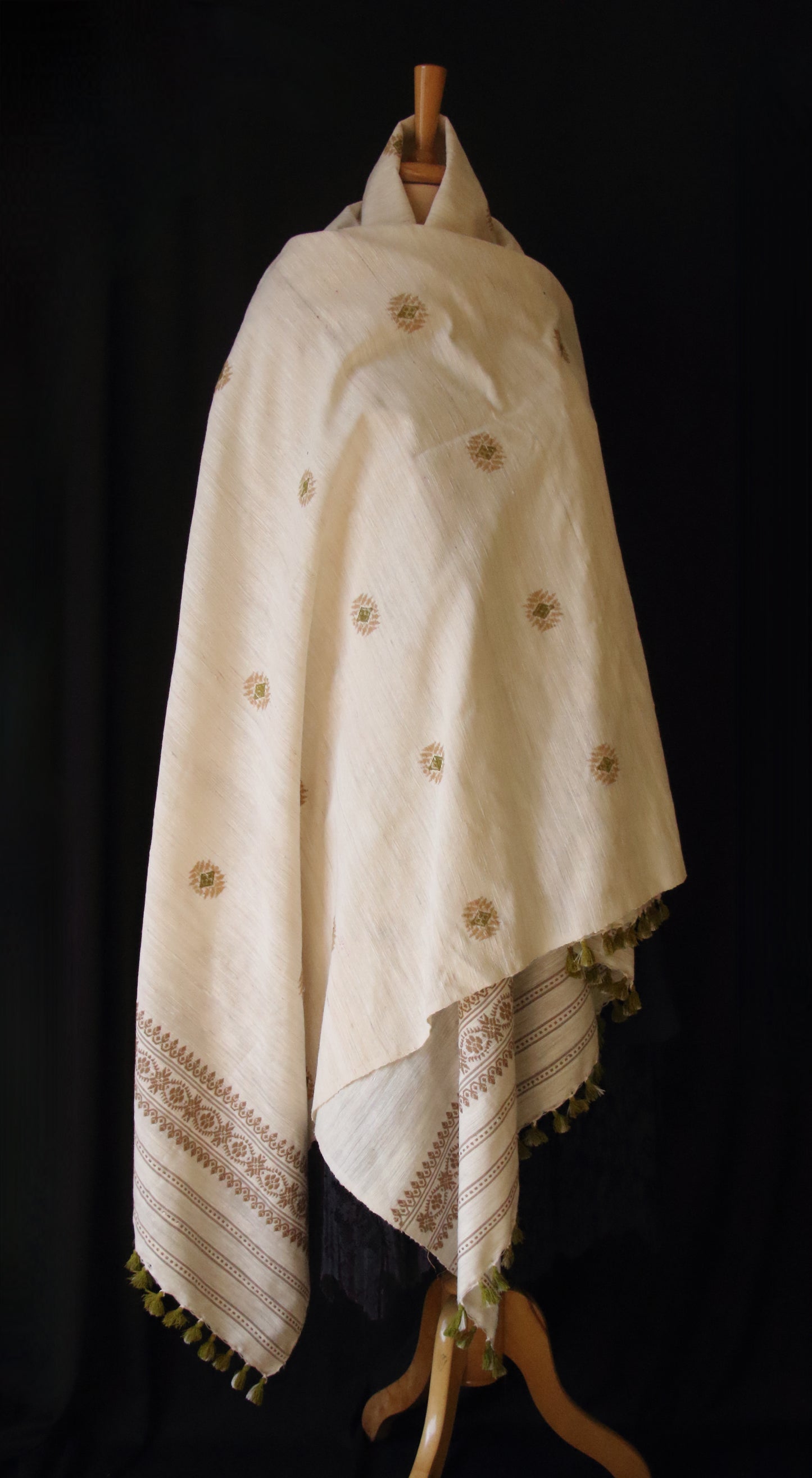 Handloom Hand Spun  Eri Silk Shawl from Assam