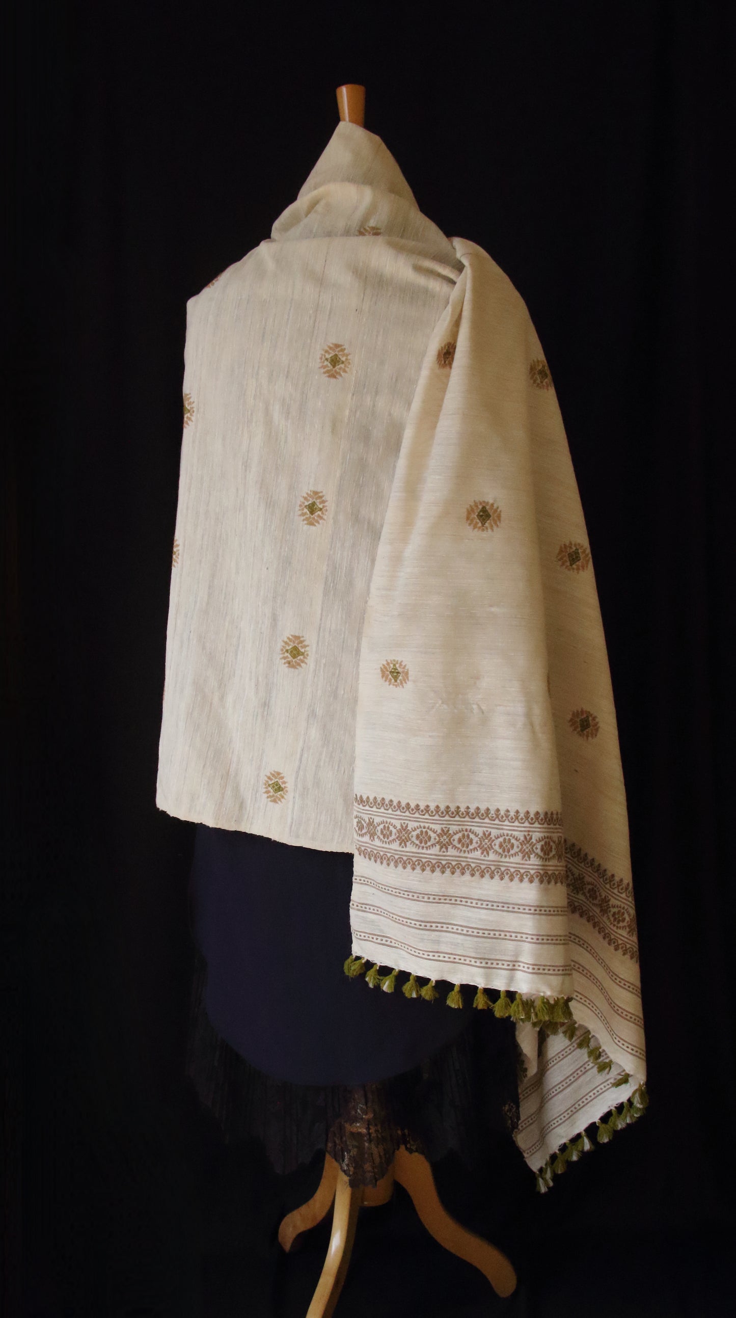 Handloom Hand Spun  Eri Silk Shawl from Assam