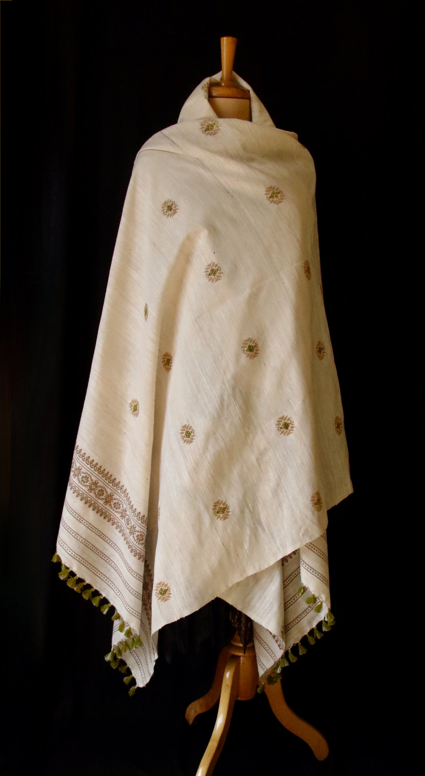 Handloom Hand Spun  Eri Silk Shawl from Assam