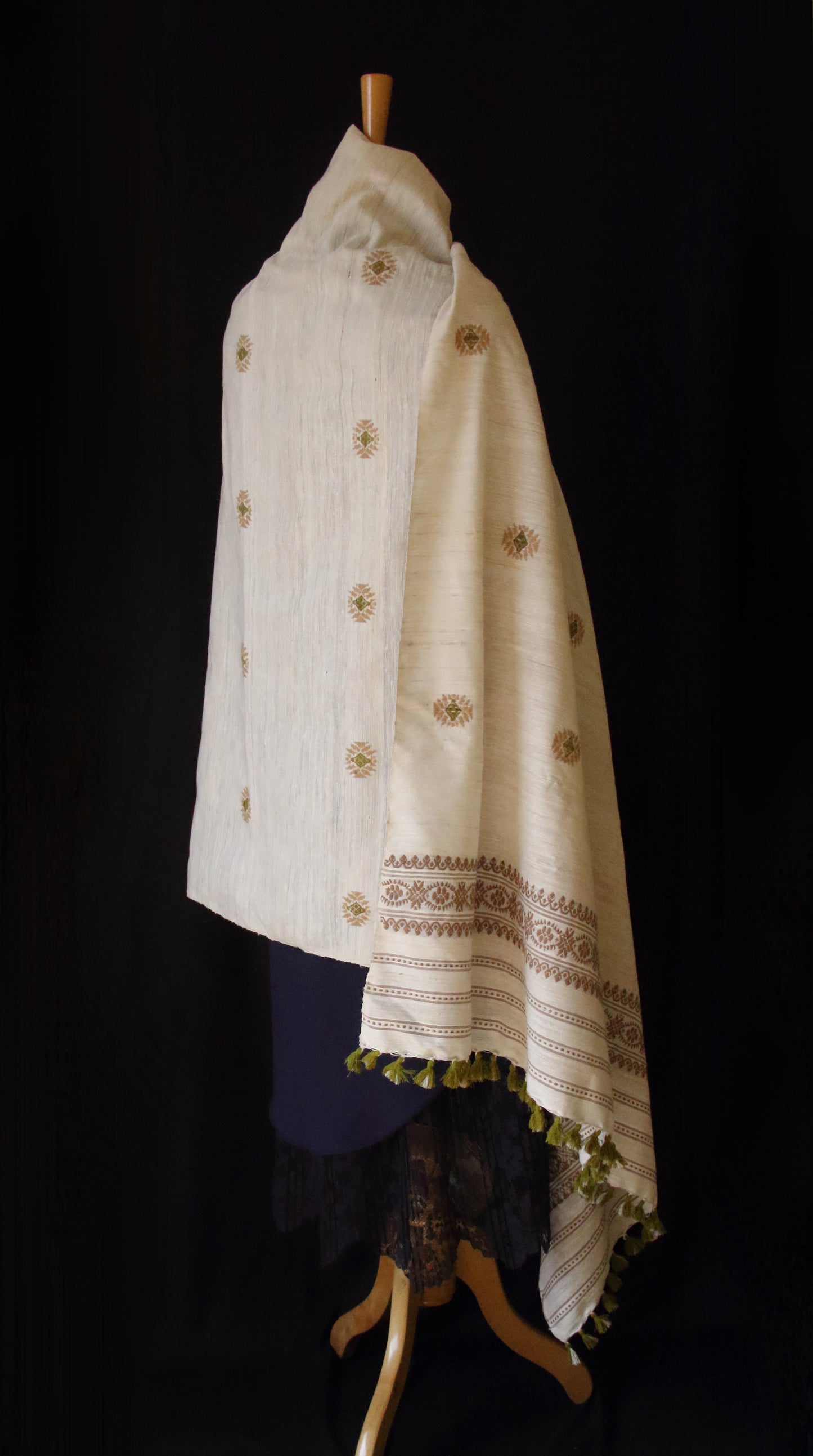 Handloom Hand Spun  Eri Silk Shawl from Assam