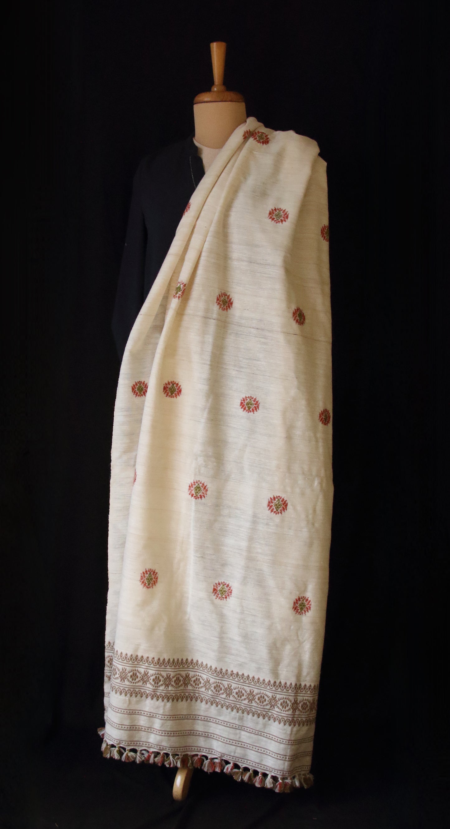 Handloom Hand Spun  Eri Silk Shawl from Assam