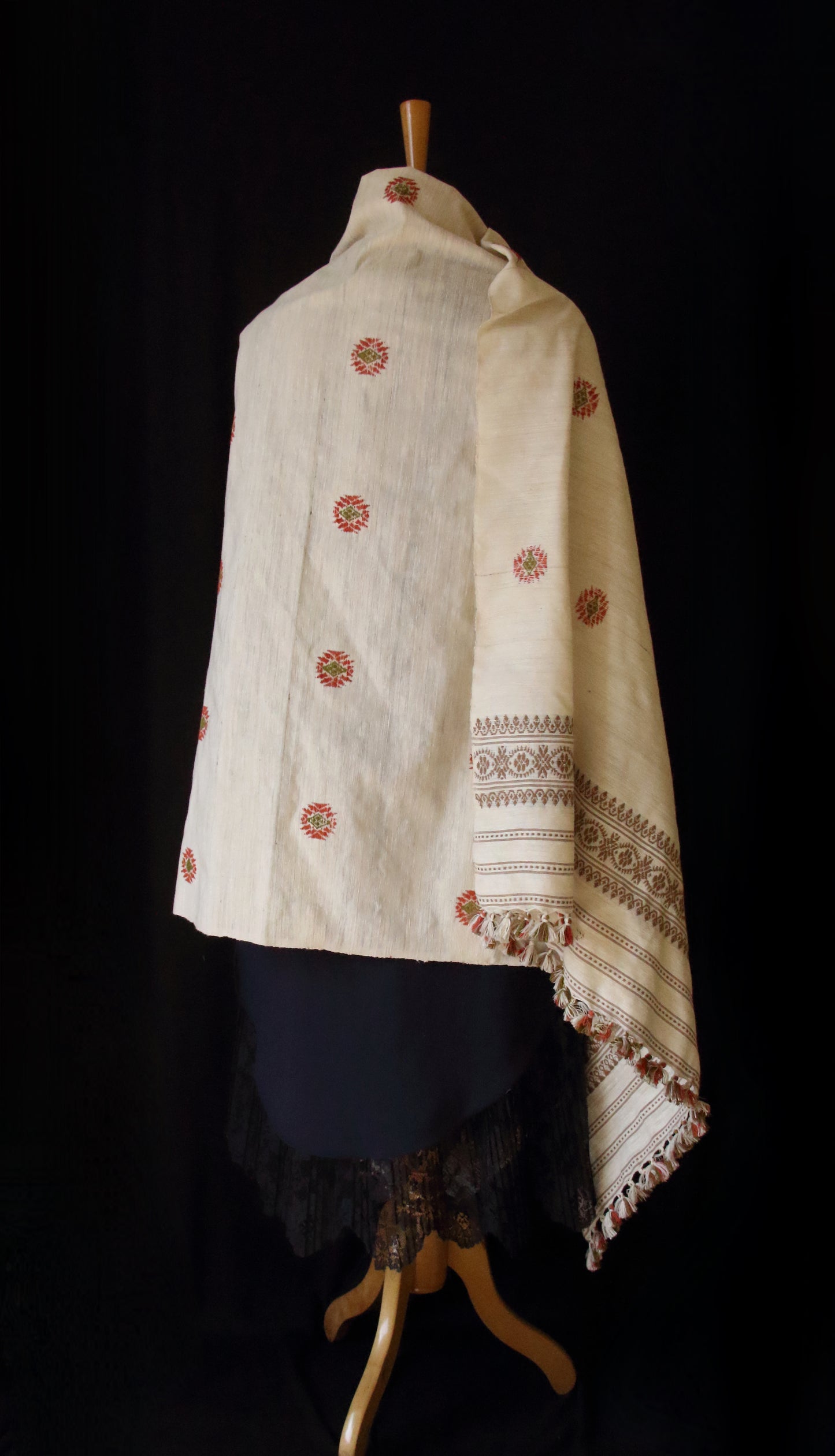 Handloom Hand Spun  Eri Silk Shawl from Assam