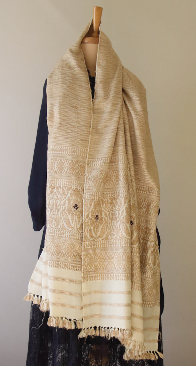 Eri Silk Handwoven Shawls from Assam