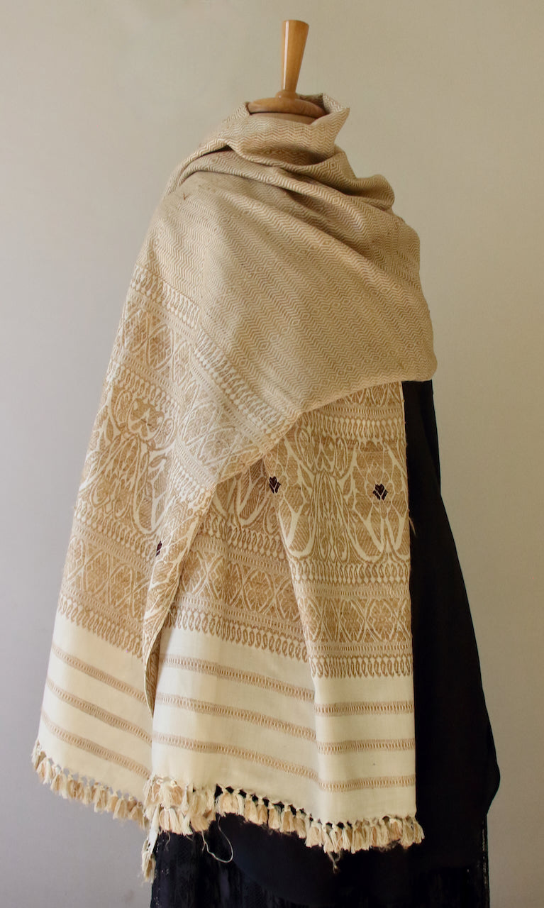 Eri Silk Handwoven Shawls from Assam